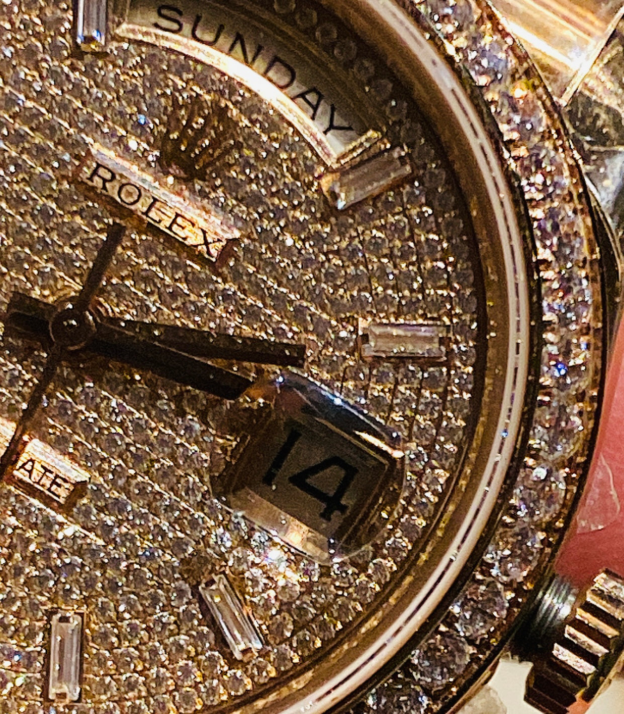 روليكس داي ديت مينا باڤيد - ساعة نادرة جدا - الساعة كليون طبق الاصل ماكينة سويسري (ووزجولد)