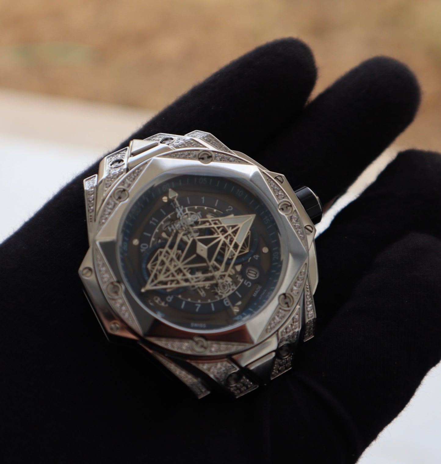 Hublot Big Bang Sang Bleu - قطعة واحدة كلين طبق الاصل