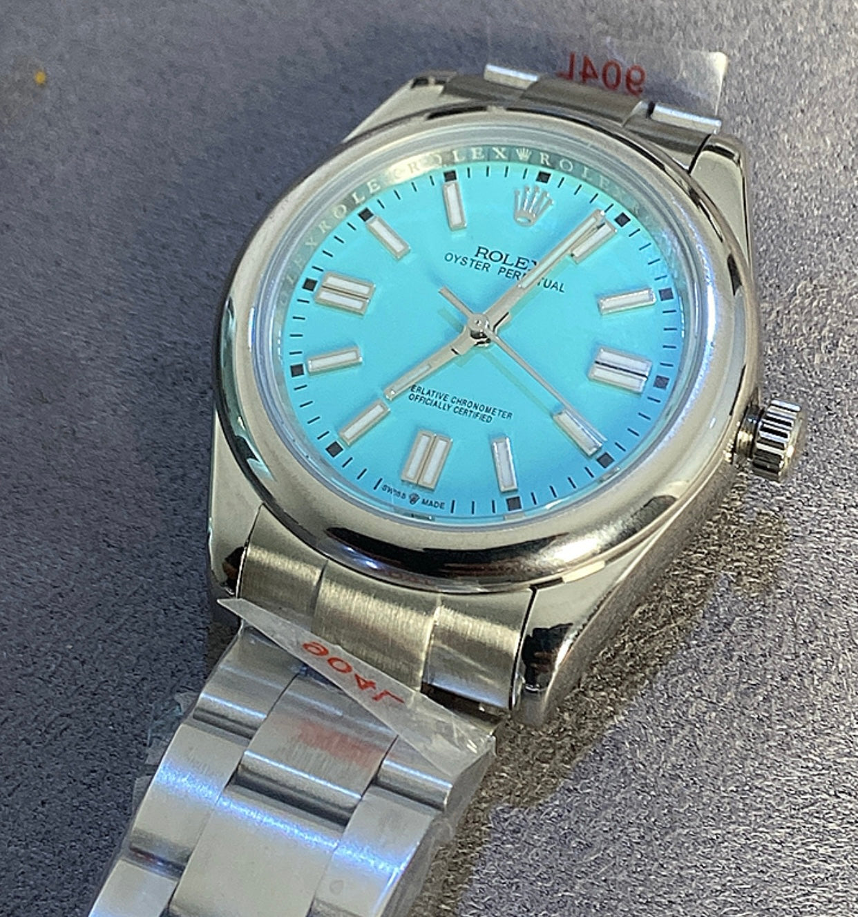 Rolex oyster perpetual Tiffany - متوفر قطعتين جراند ماستر