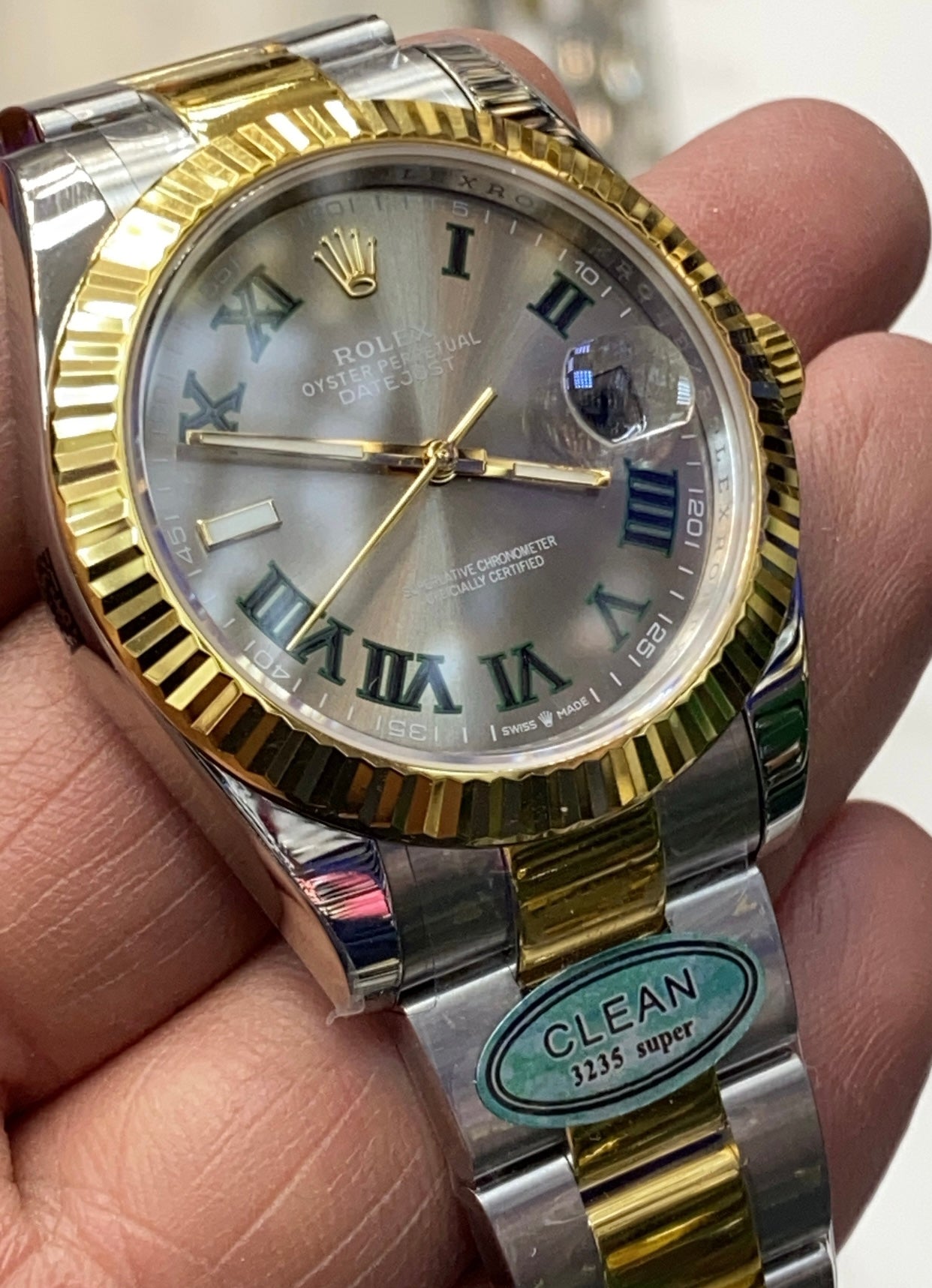 41 mm رولكس دايت جست ويمبلدون - كلين ماستر
