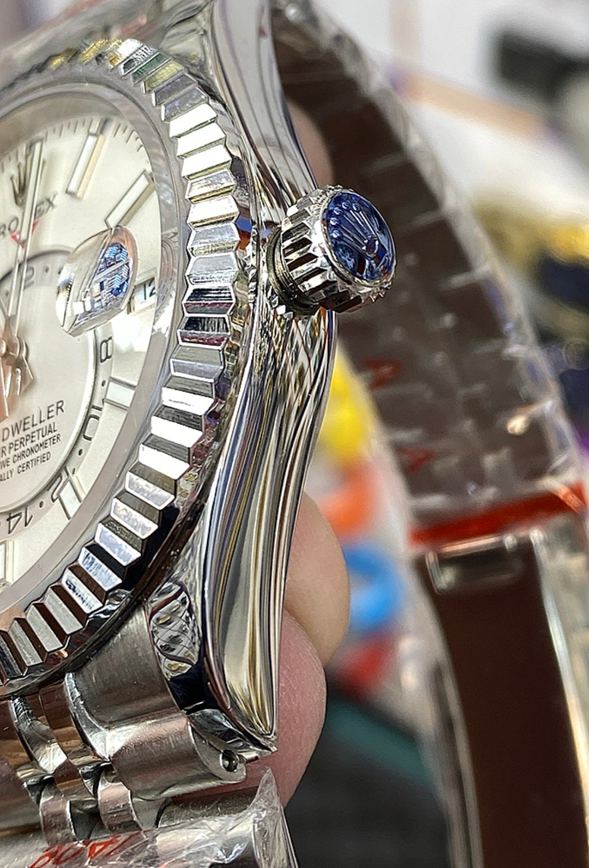 42 mm رولكس سكاي دولر فضي - كلين تايتل  قطعة واحدة فقط