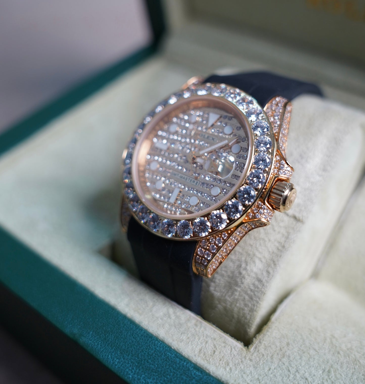 40 mm رولكس ياخت ماستر داياموند  كلين تايتل