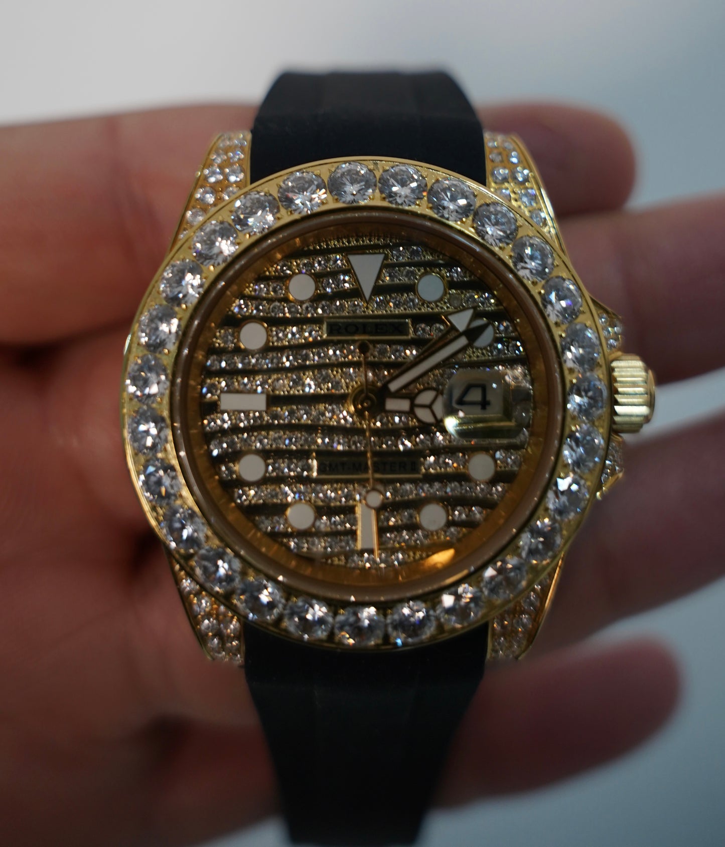 40 mm رولكس ياخت ماستر داياموند  كلين تايتل