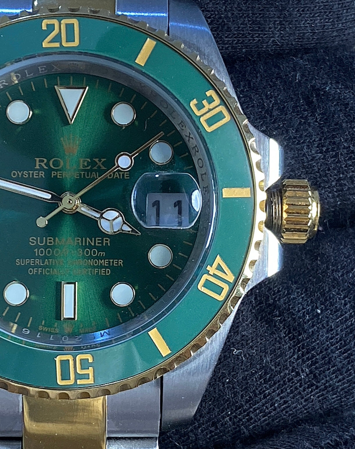 41 mm رولكس سابمارينر هالك تو تون جراند ماستر