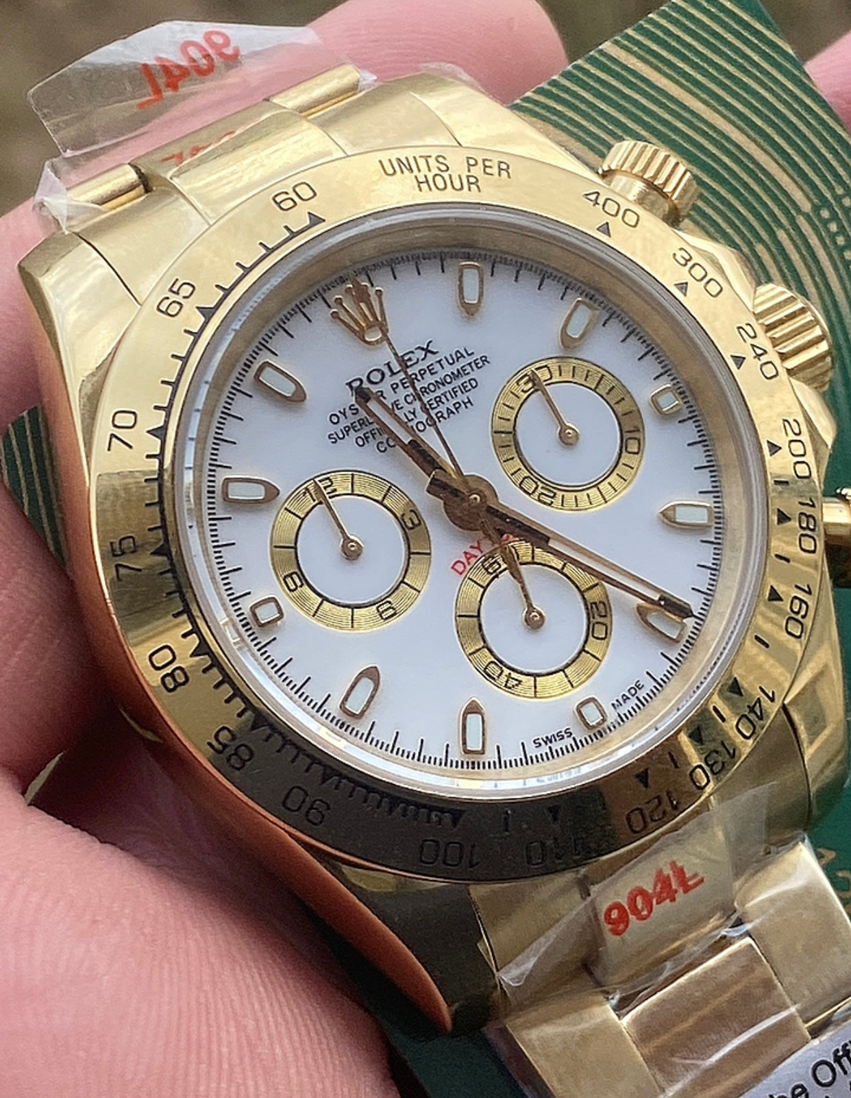 Cosmograph Daytona Yellow Gold – White Dial