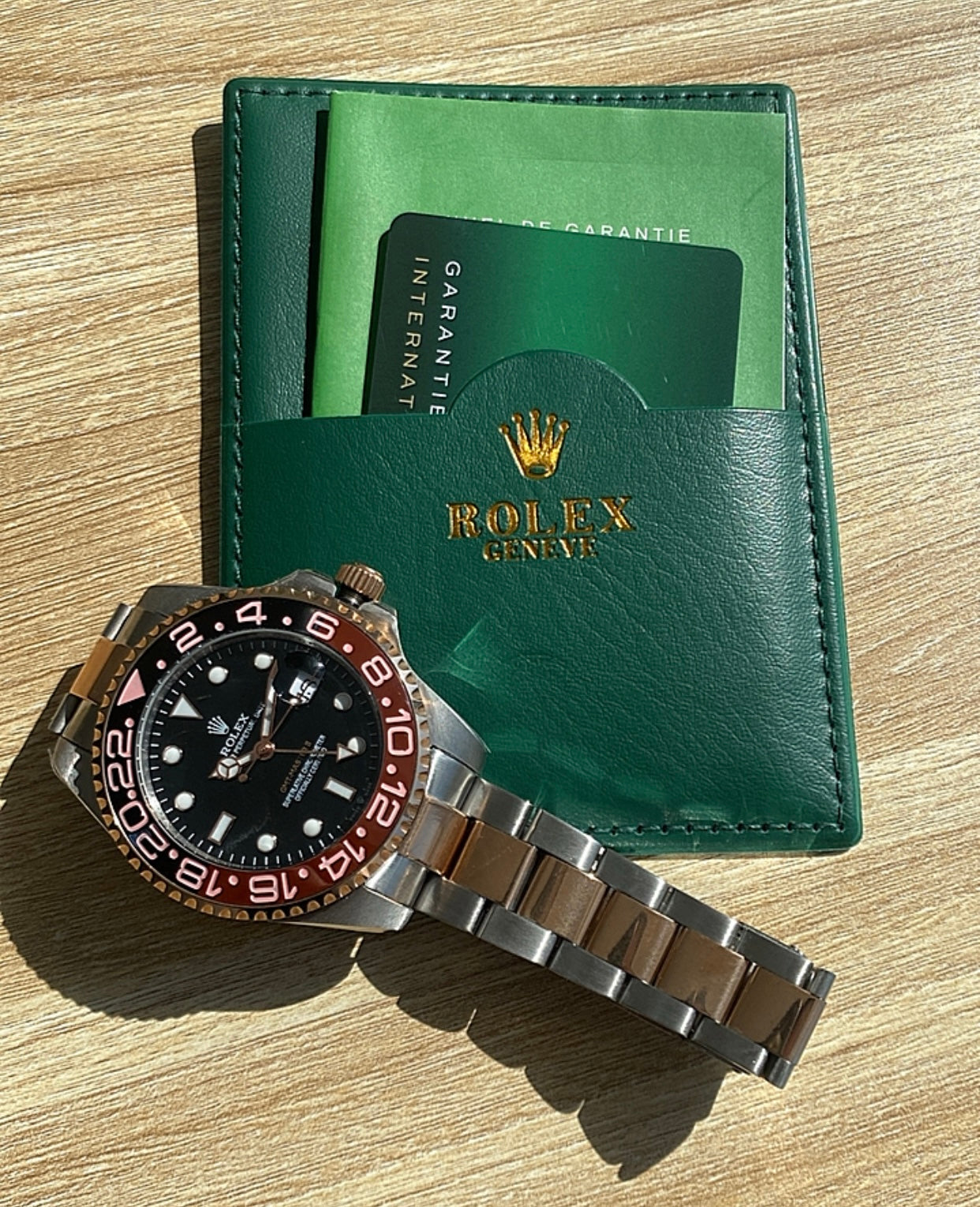 43 mm رولكس رووت بيير ماستر كلين- Rolex Root Beer