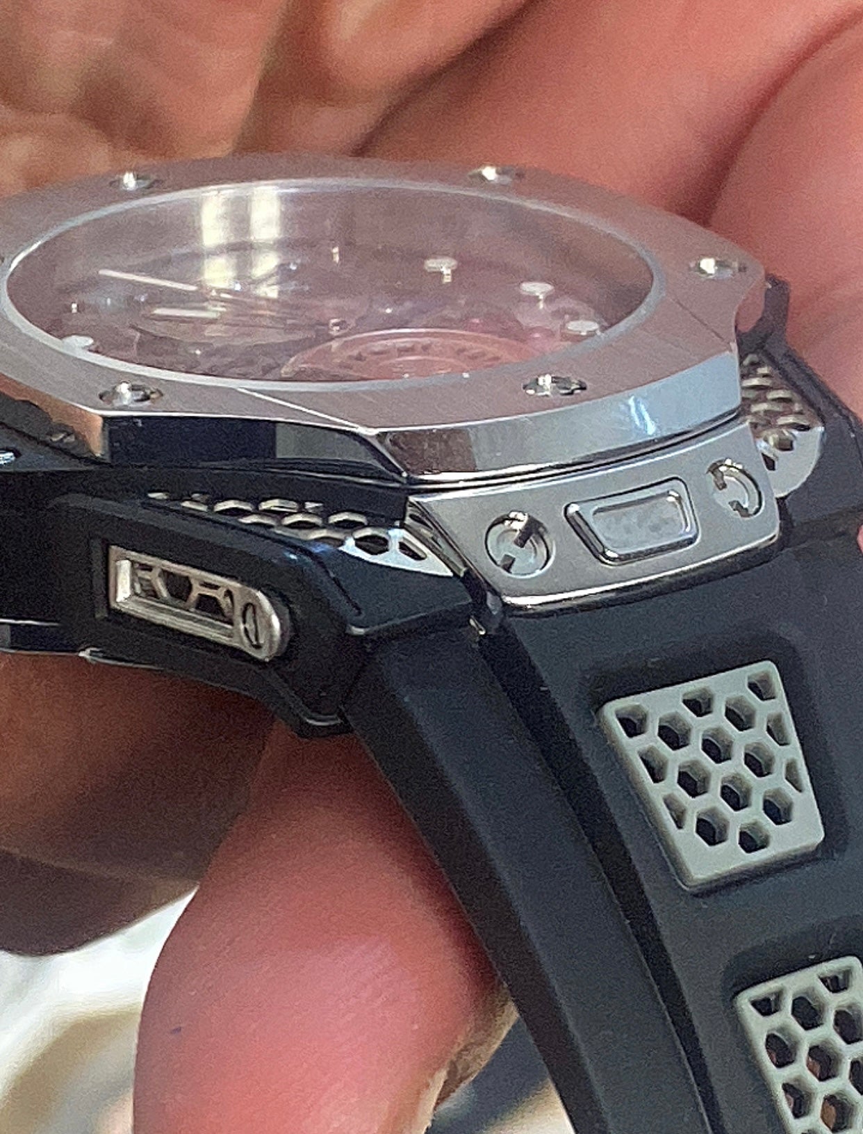 Hublot BigBang 2024 - هابلوت بيج بانج فضي كلون ماستر طبق الاصل