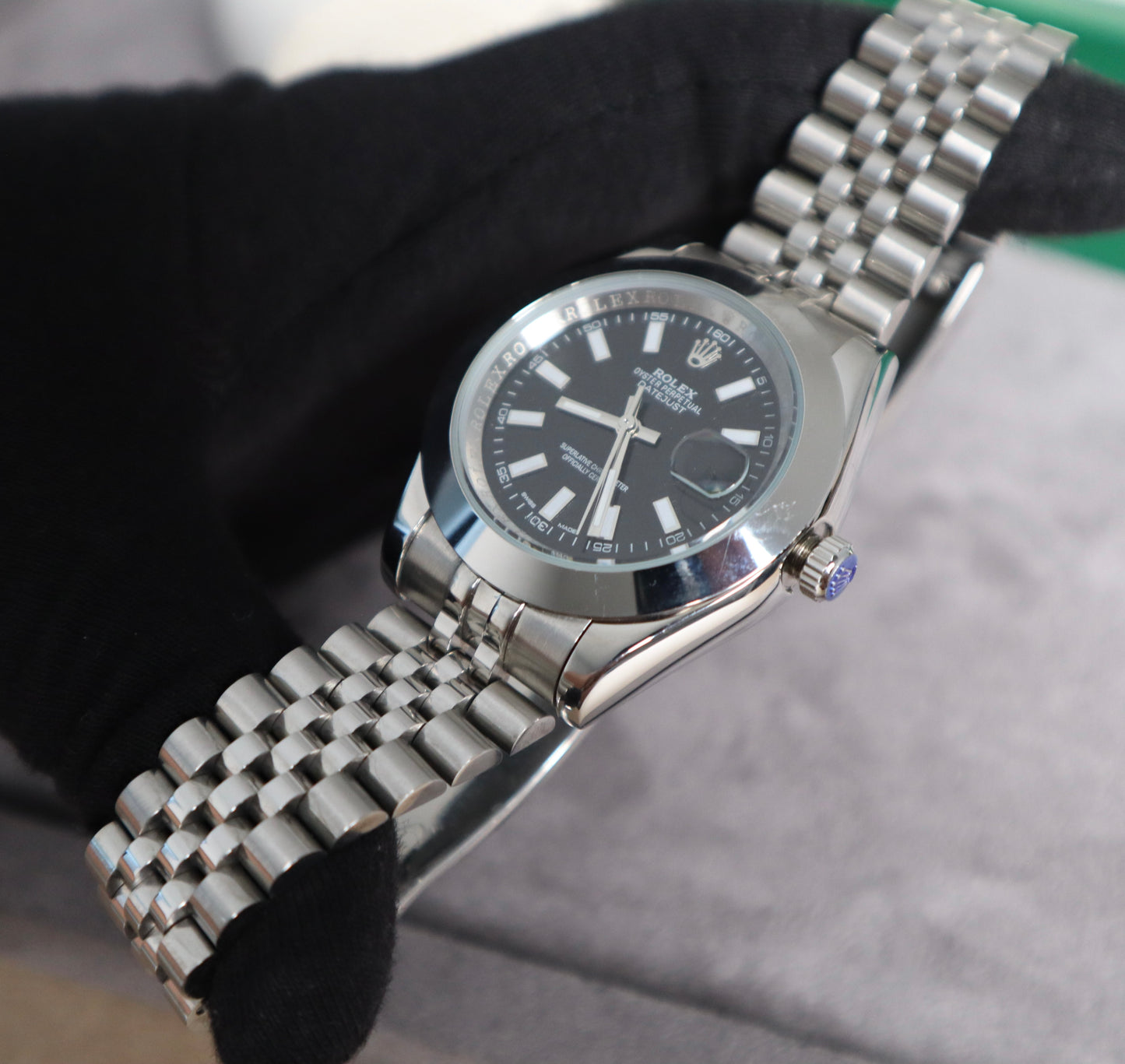 Rolex Datejust - رولكس دايت جست جراند ماستر طبق الأصل متوفر قطعتين (السعر بالاردني 300)