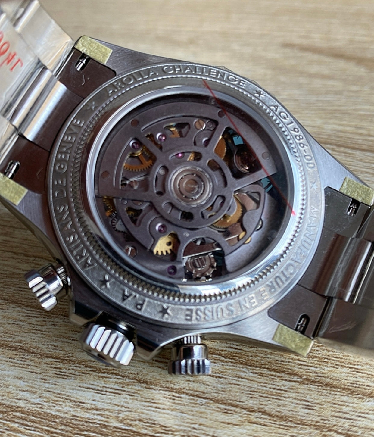 Rolex Daytona Blue Ruby 40 mm -قطعة كلين طبق الأصل ماكينة سويسري طبق الأصل متوفر حبة واحدة في كل العراق