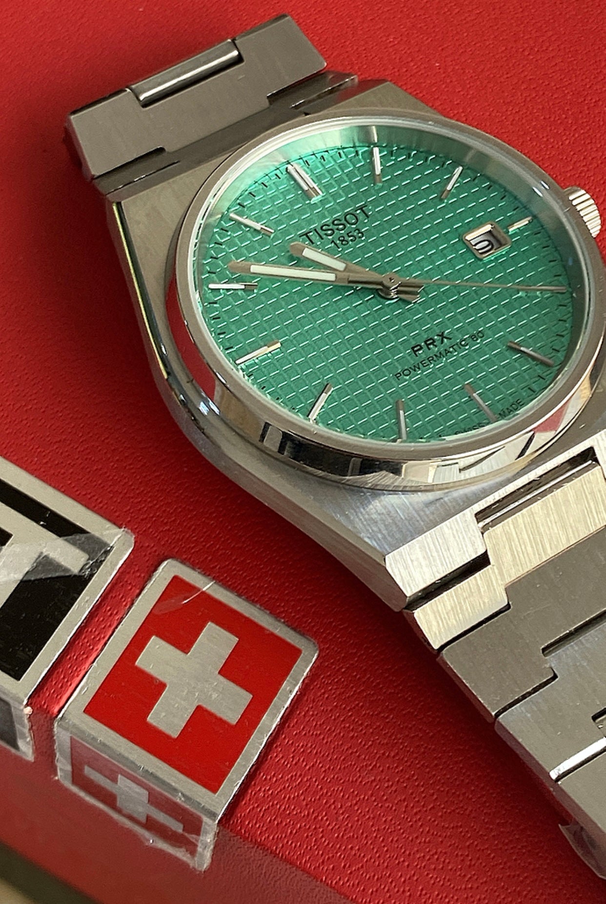 40 mm تيسوت باكس باورماتيك تيفاني- سوبر كلين متوفر قطعتين