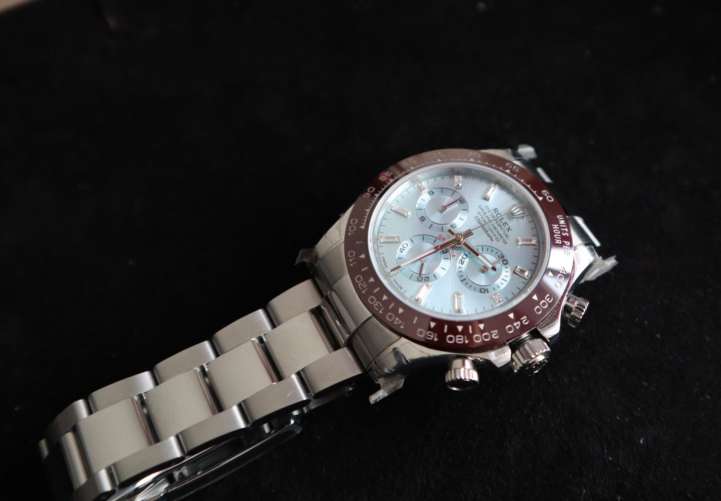 Rolex Daytona Cosmograph - رولكس دايتونا كوزموجراف كلين طبق الأصل بيزل سيراميك  ماكينة سويسري