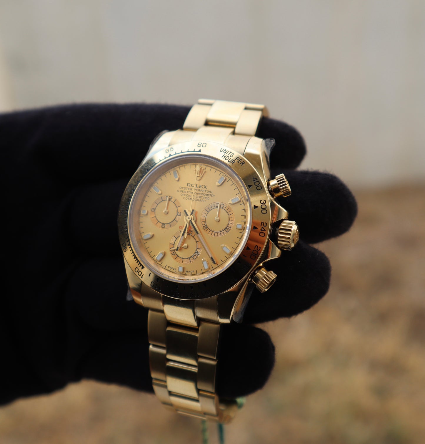 Rolex Cosmograph Daytona - دايتونا كوزموجراف فول جولد عيار ١٨ طلاء