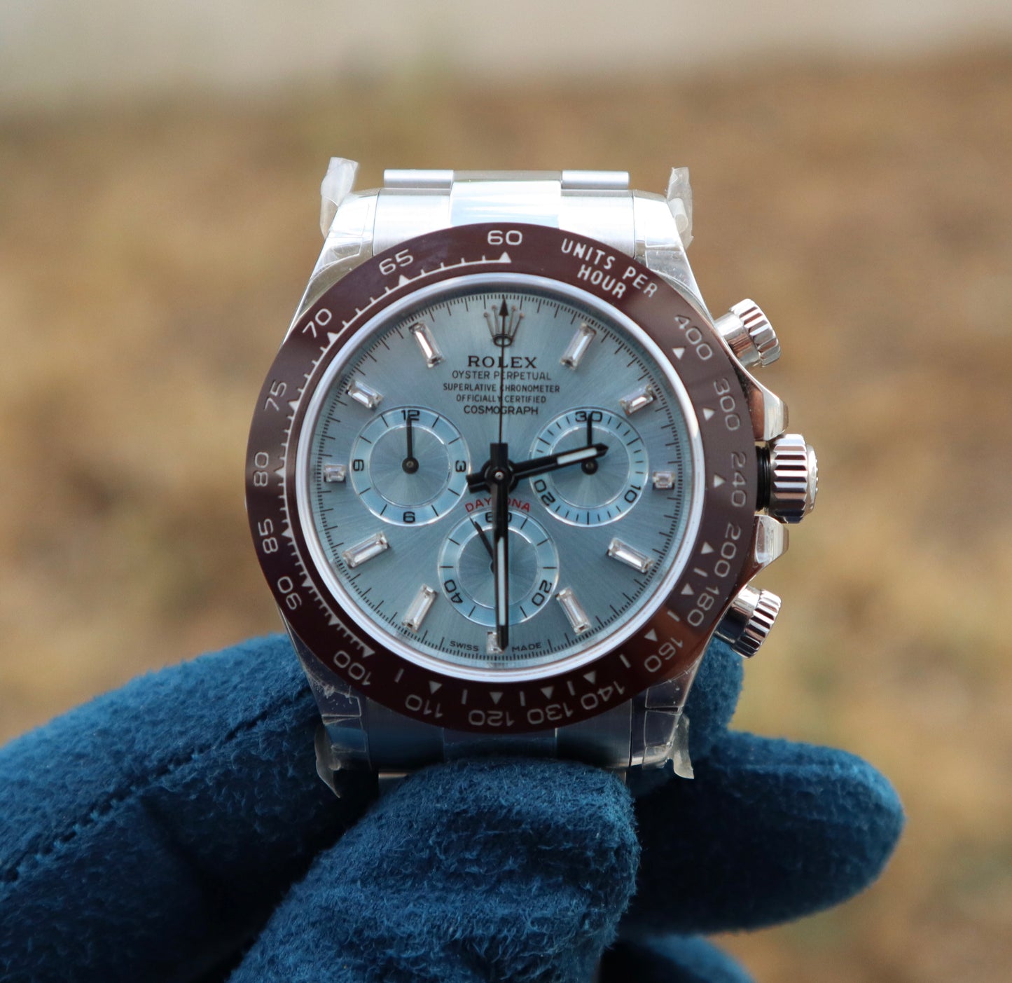 Rolex Daytona Cosmograph - رولكس دايتونا كوزموجراف كلين طبق الأصل بيزل سيراميك  ماكينة سويسري
