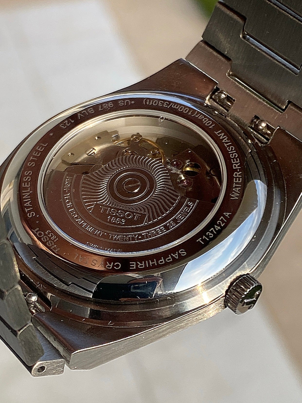 40 mm تيسوت باكس باورماتيك تيفاني- سوبر كلين متوفر قطعتين