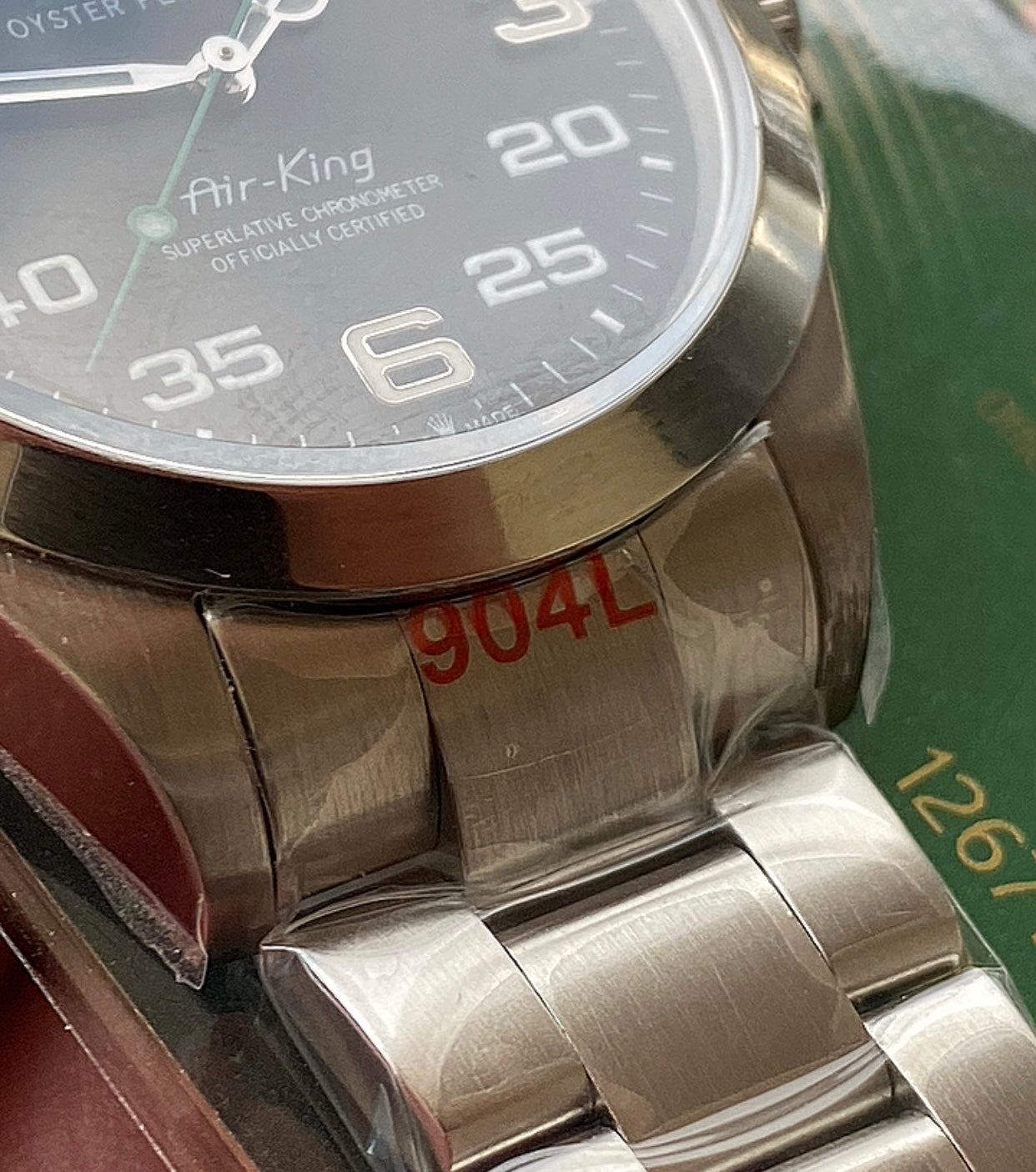 روليكس اير كنج اويستر ٢٠٢٤ - كلين قطعة واحدة ستيل ٩٠٤