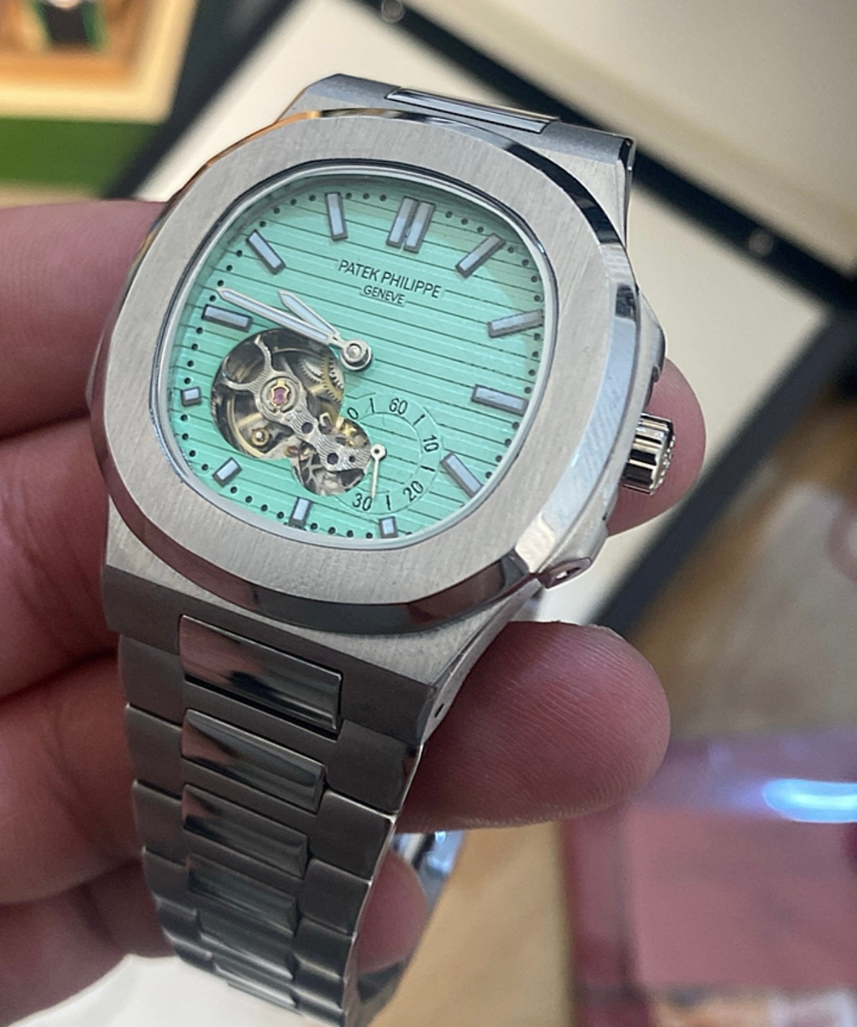40.5 mm باتيك فيليب نوتلس تيفاني - اصدار خاص