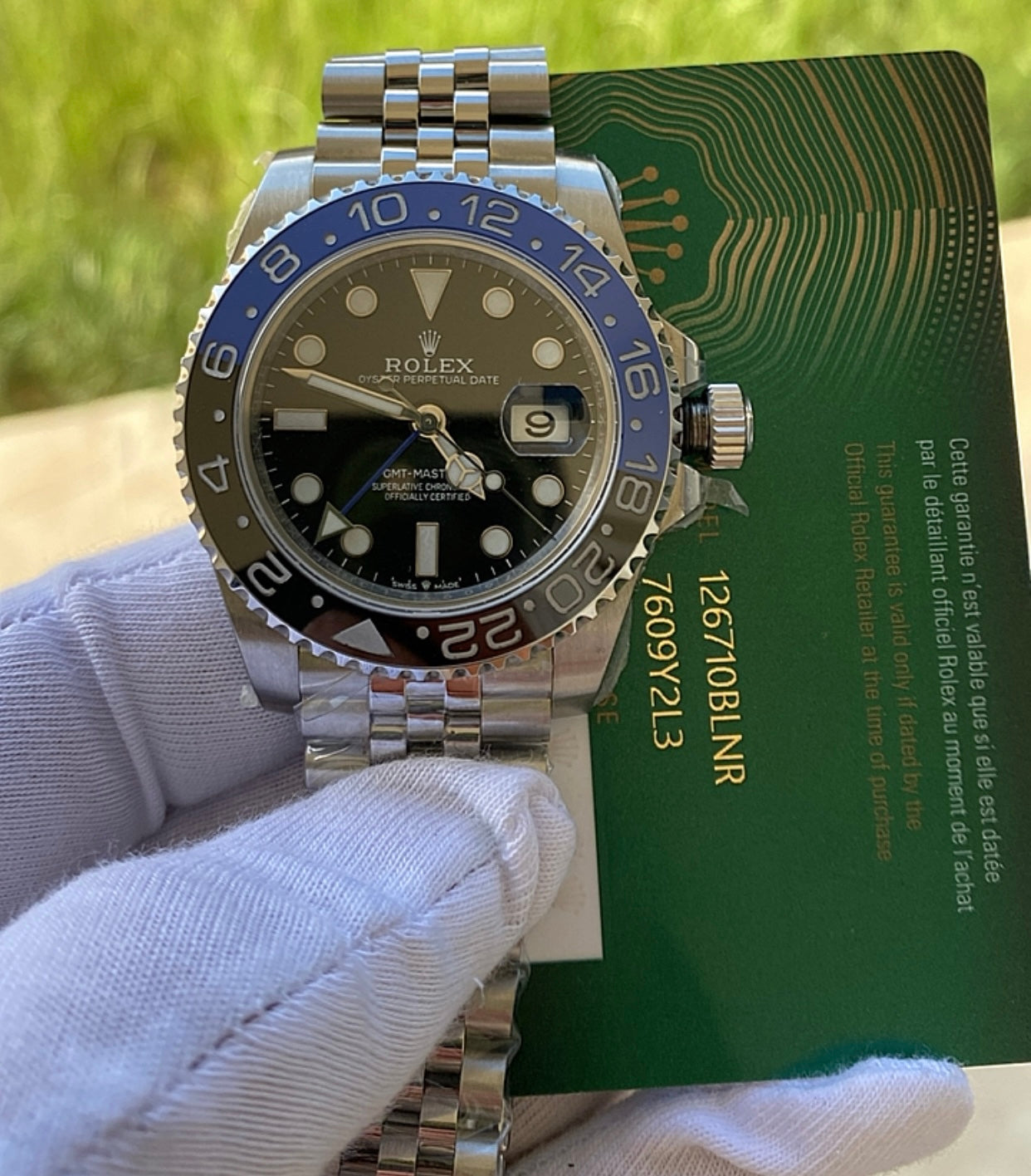 40 mm رولكس جي إم تي ماستر 2 باتمان