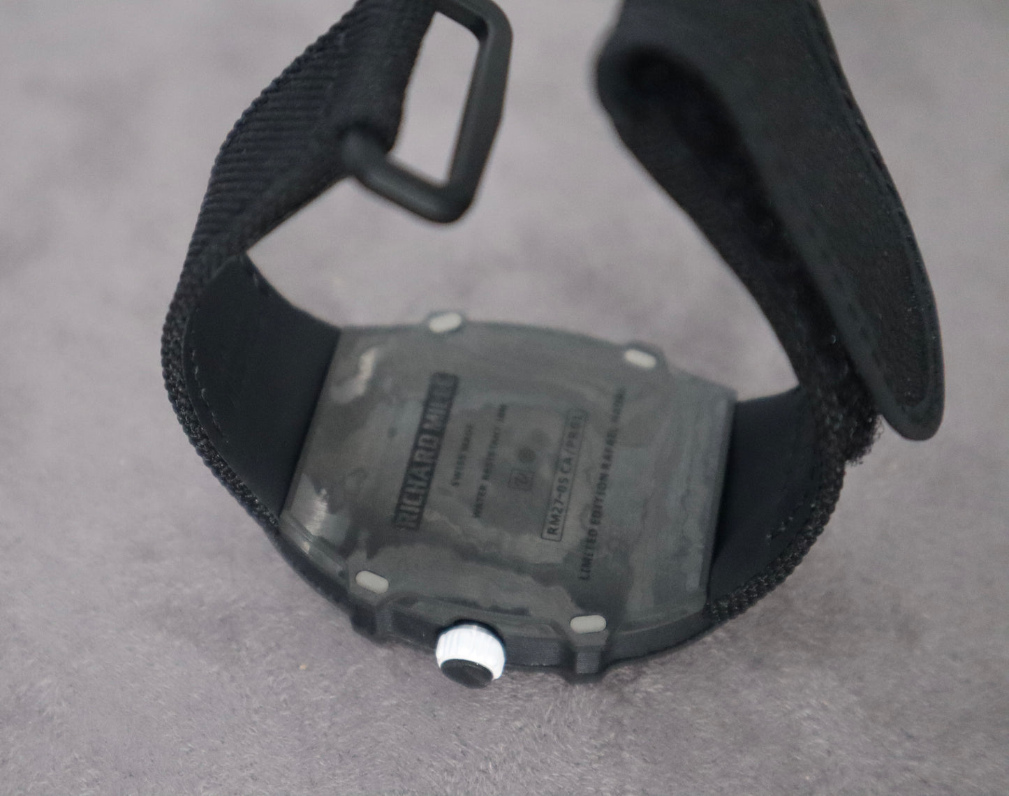 Richard Mille 27-03. Carbon Fiber- اخف ساعة بالعالم قطعة وحدة كلين طبق الاصل و الوزن