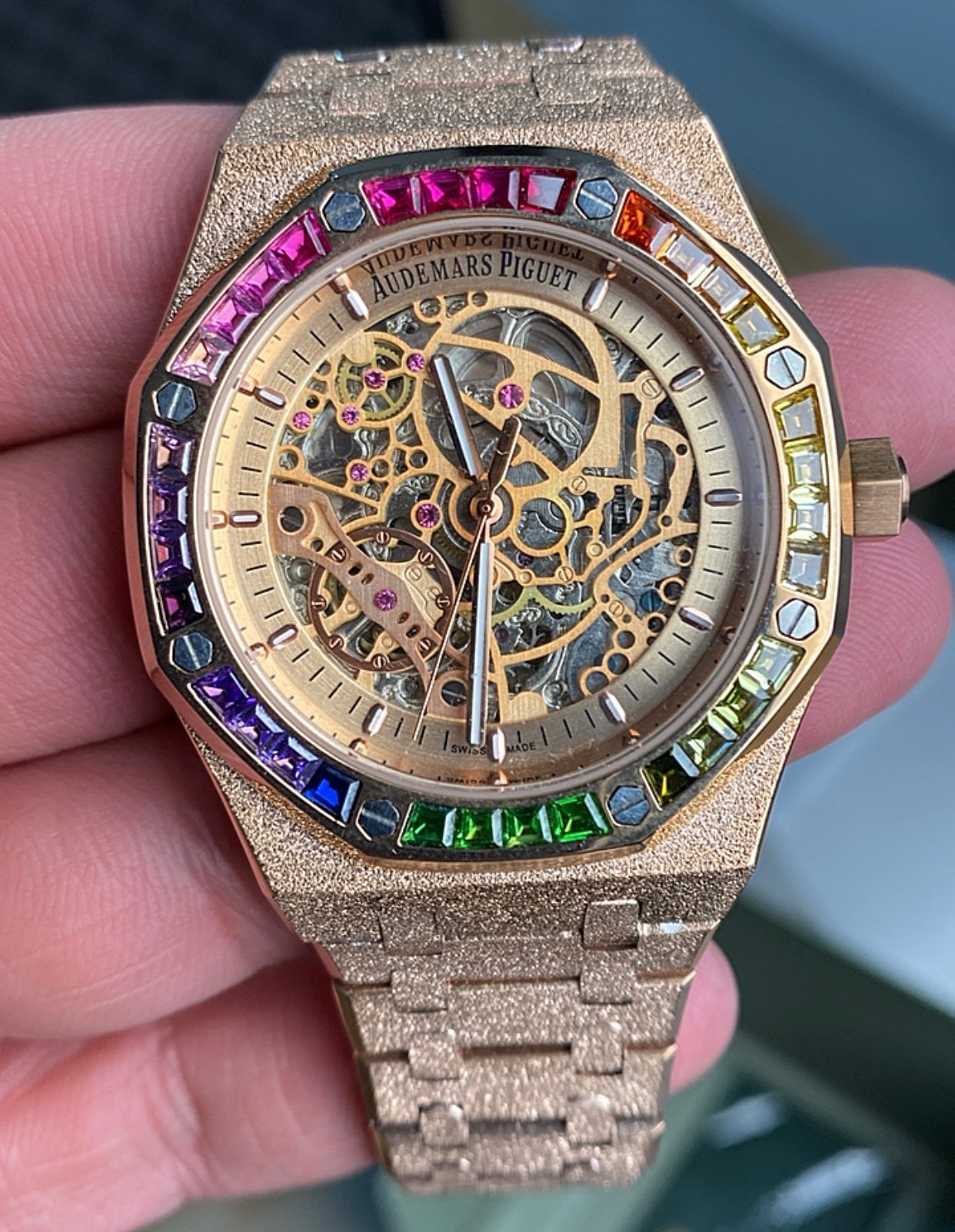 Audemars Pigue Royal Oak Rainbow 41 mm  (كلين تايتل)
