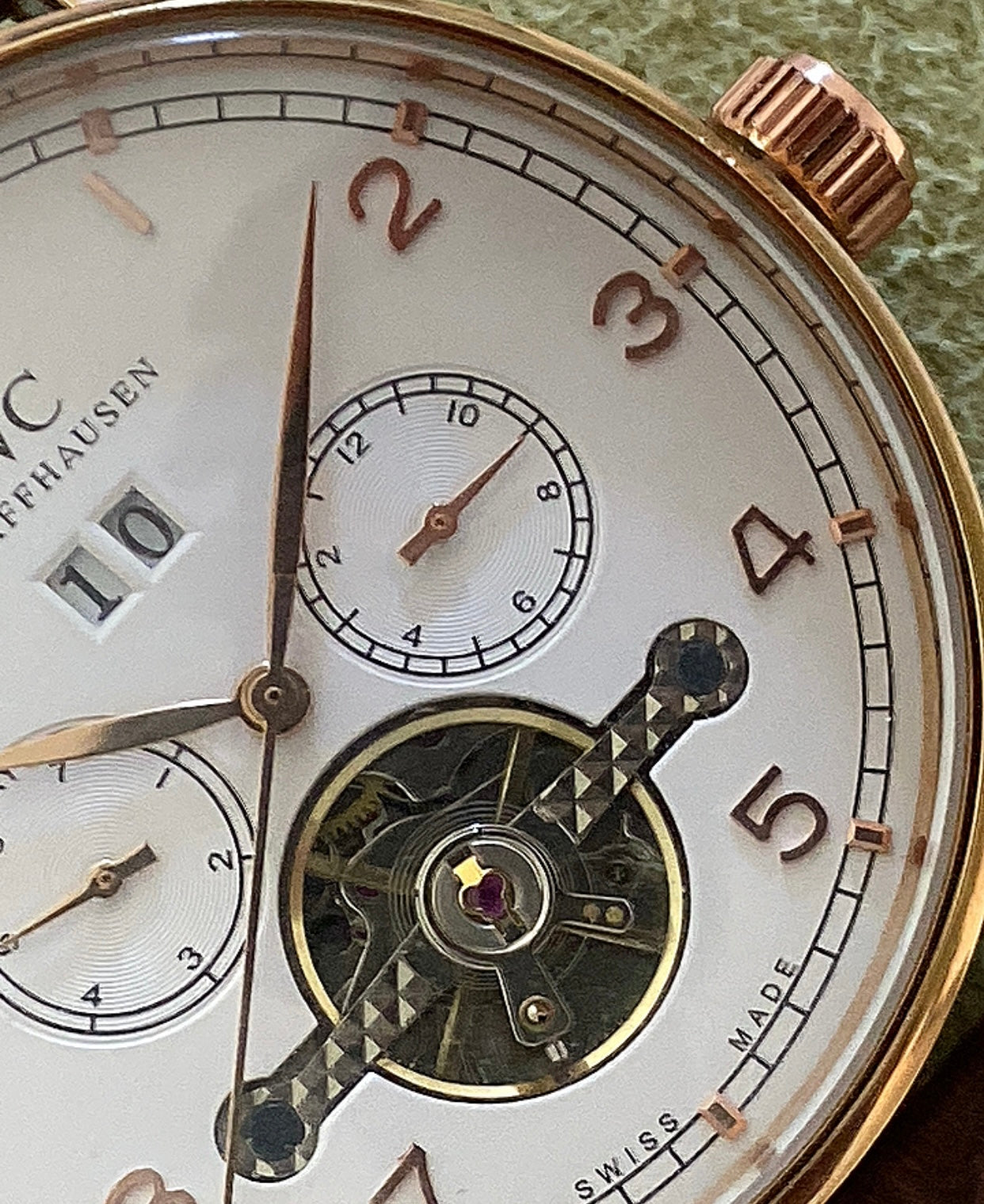 IWC BigDate CLEAN AA  - توربيون بيج دايب توقيتين  كلين