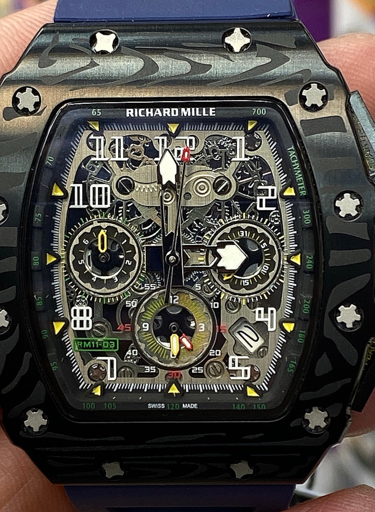 Richard Mille RM 11 - 03 - كلين تايتل مكينة سريسري اعلى جودة في السوق بعد الوكالة