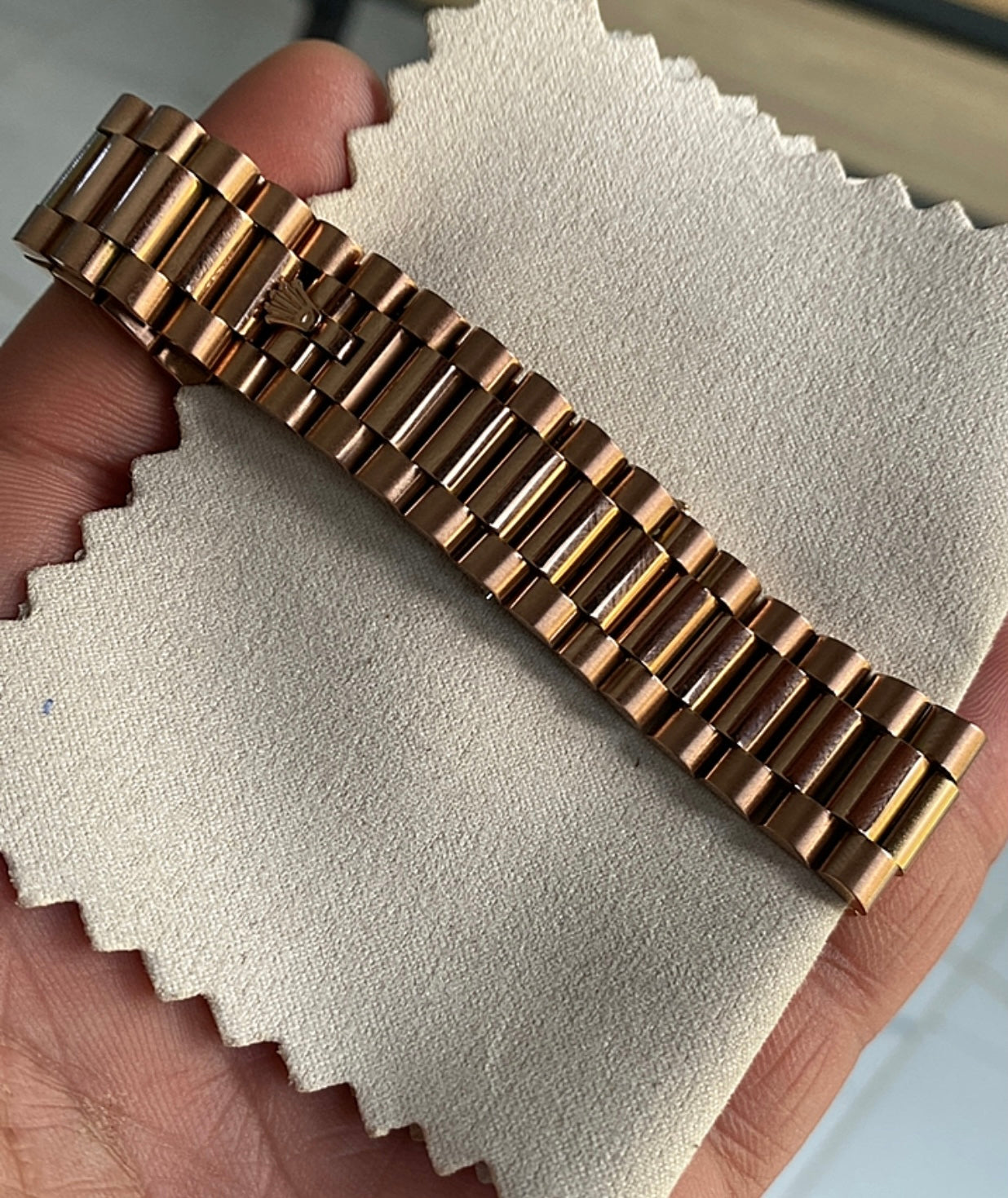 40 mm رولكس داي ديت روز جولد مينا ماربل شركليت - سوبر ماستر