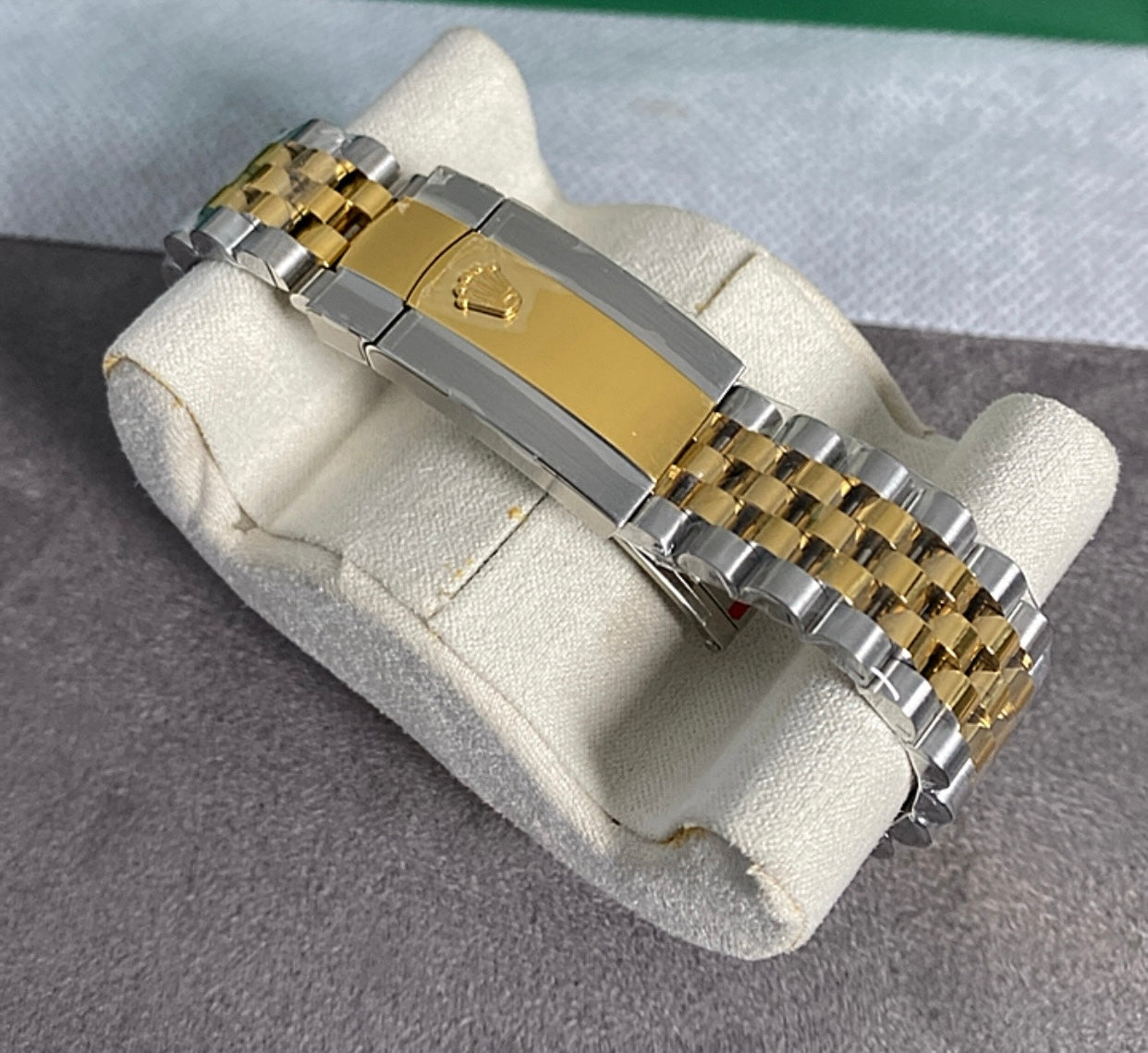روليكس دايت جست كلين تطابق مع الأصلية- تو تون طلاء ذهب ١٨ مكينة اوتوماتك تصميم سويسري