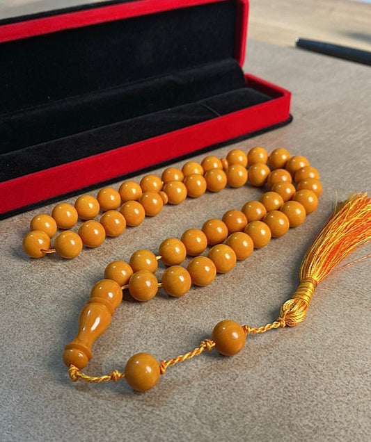 سبحة حجر سندلوس نقي ١٠٠٪  S22- متوفر قطعة واحدة من هذا التصميم