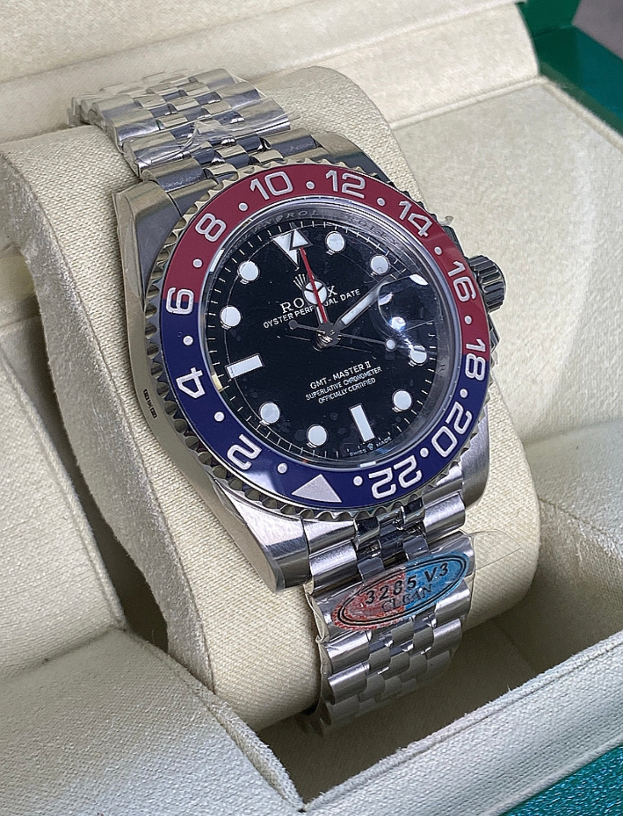 40 mm رولكس ببسي مصنع كلون طبق الأصل