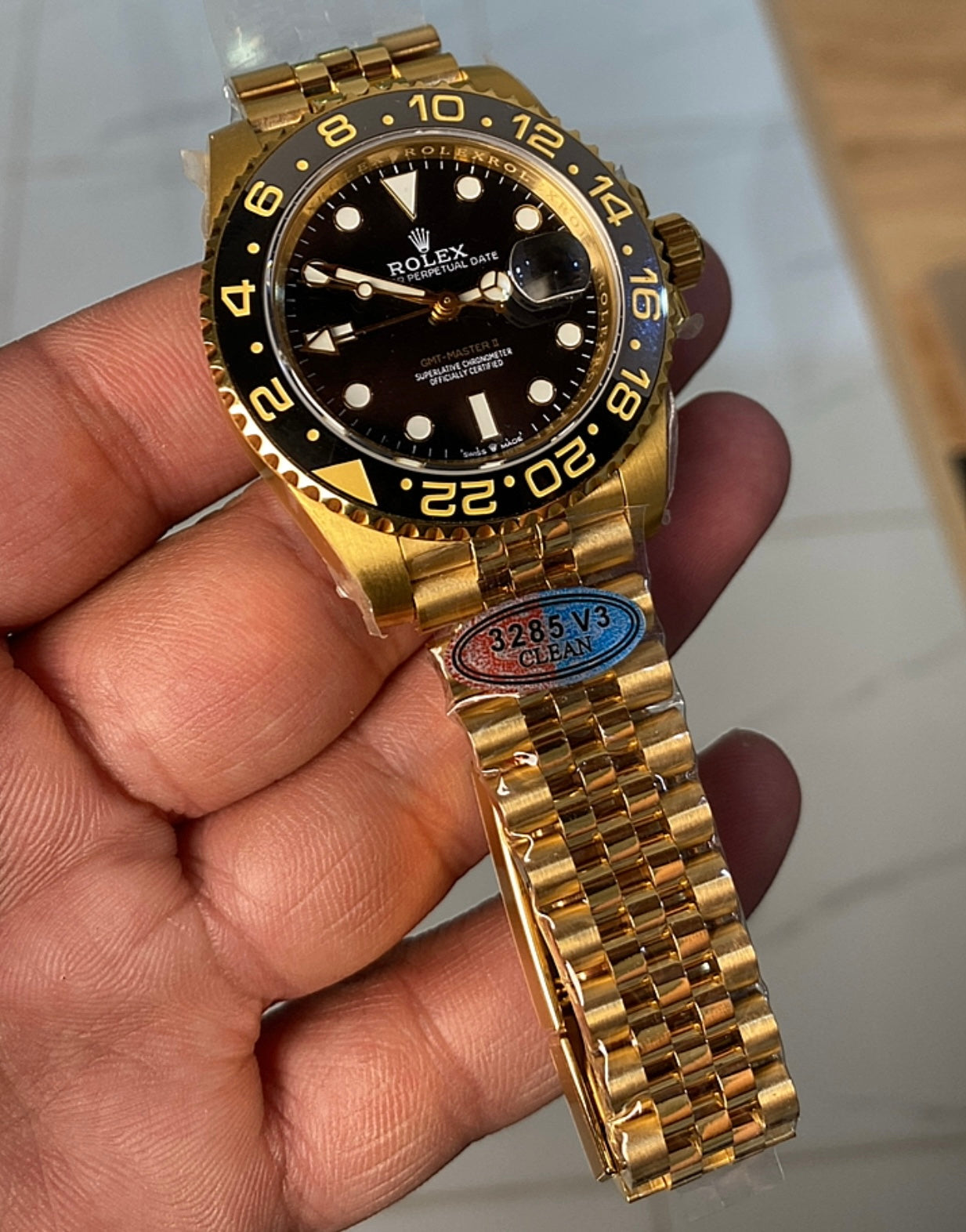 Clean Rolex GMT-Master II  40 mm -قطعة واحدة كلين ماكينة سويسري