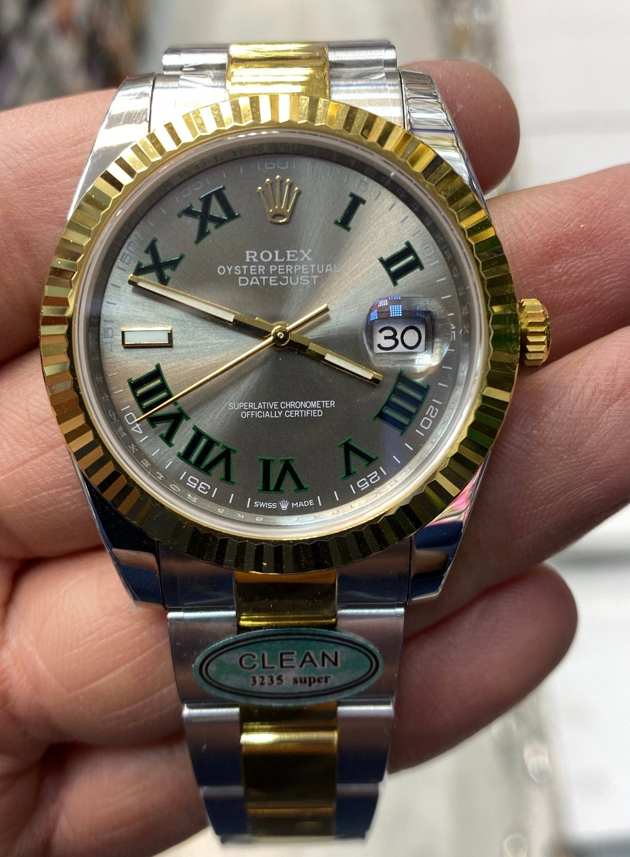 41 mm رولكس دايت جست ويمبلدون - كلين ماستر