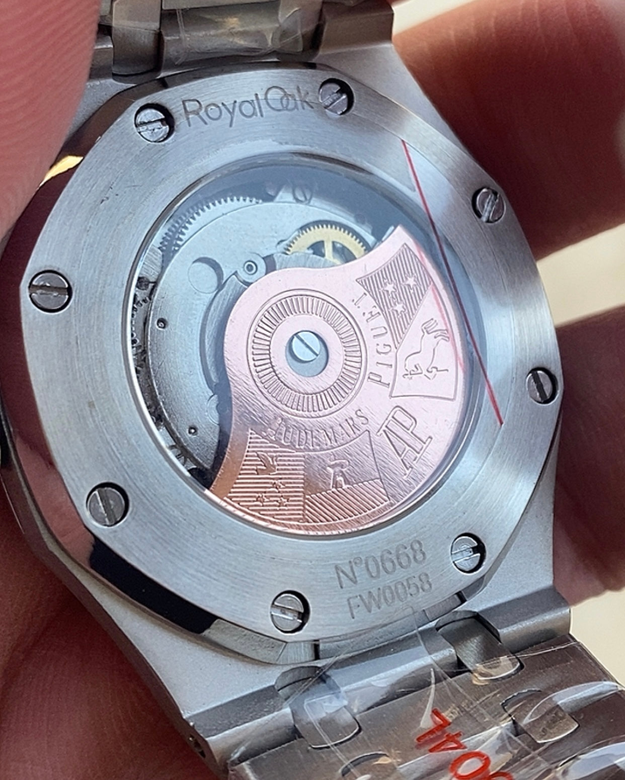 AP Royal Oak blue 41 mm (كلين تايتل)