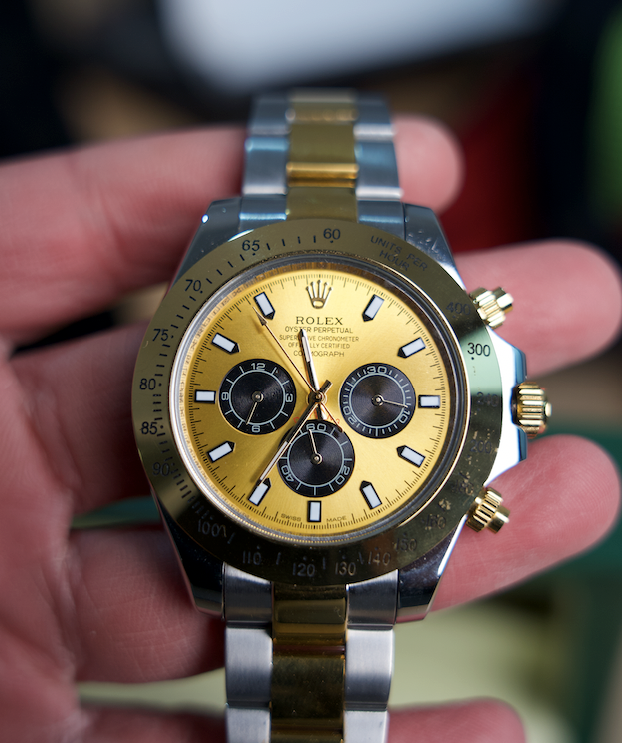 43 mm رولكس دايتونا ذهبي - مستعمل