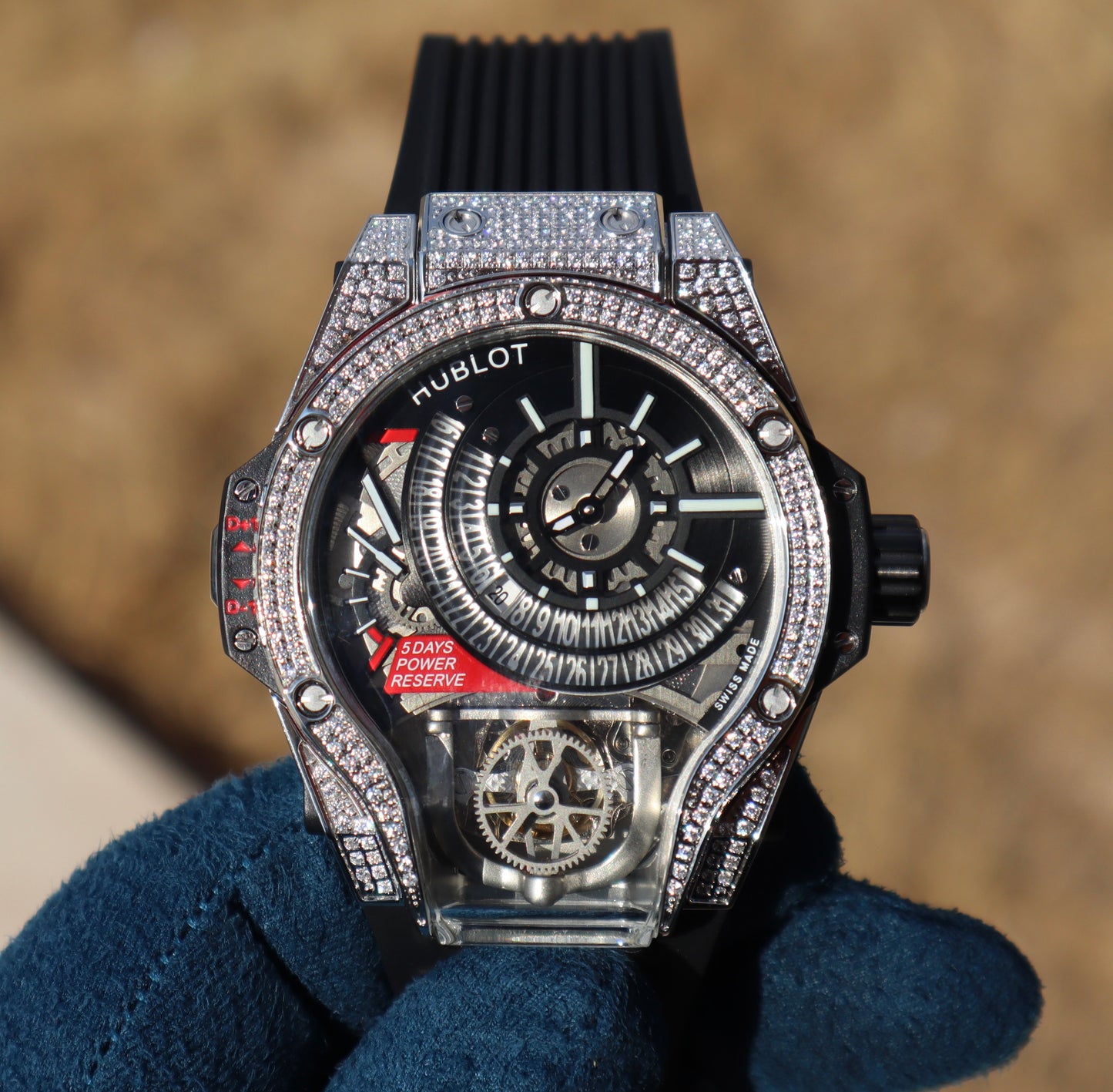 Hublot BigBang MP 2024 - هابلوت بيجبانج كلين سلڤر مع دايموند