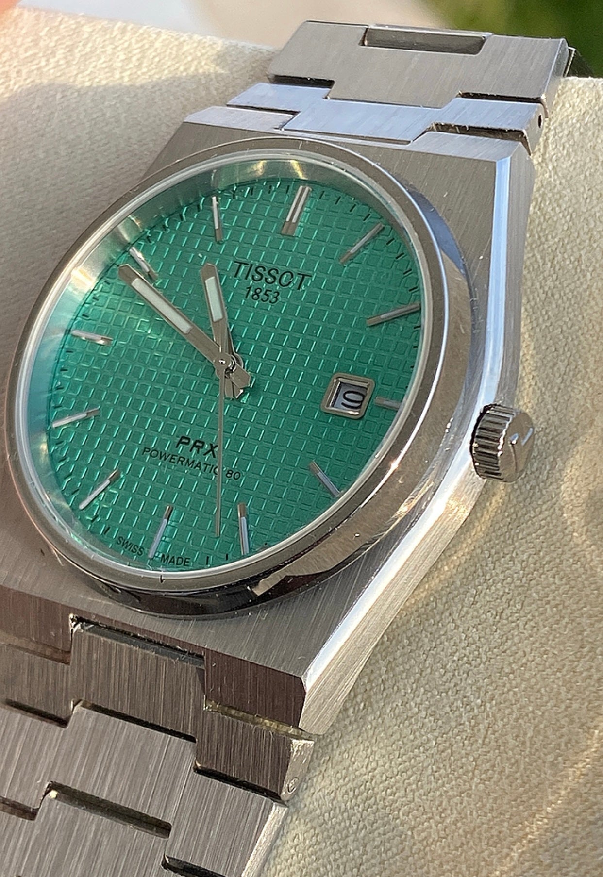 40 mm تيسوت باكس باورماتيك تيفاني- سوبر كلين متوفر قطعتين
