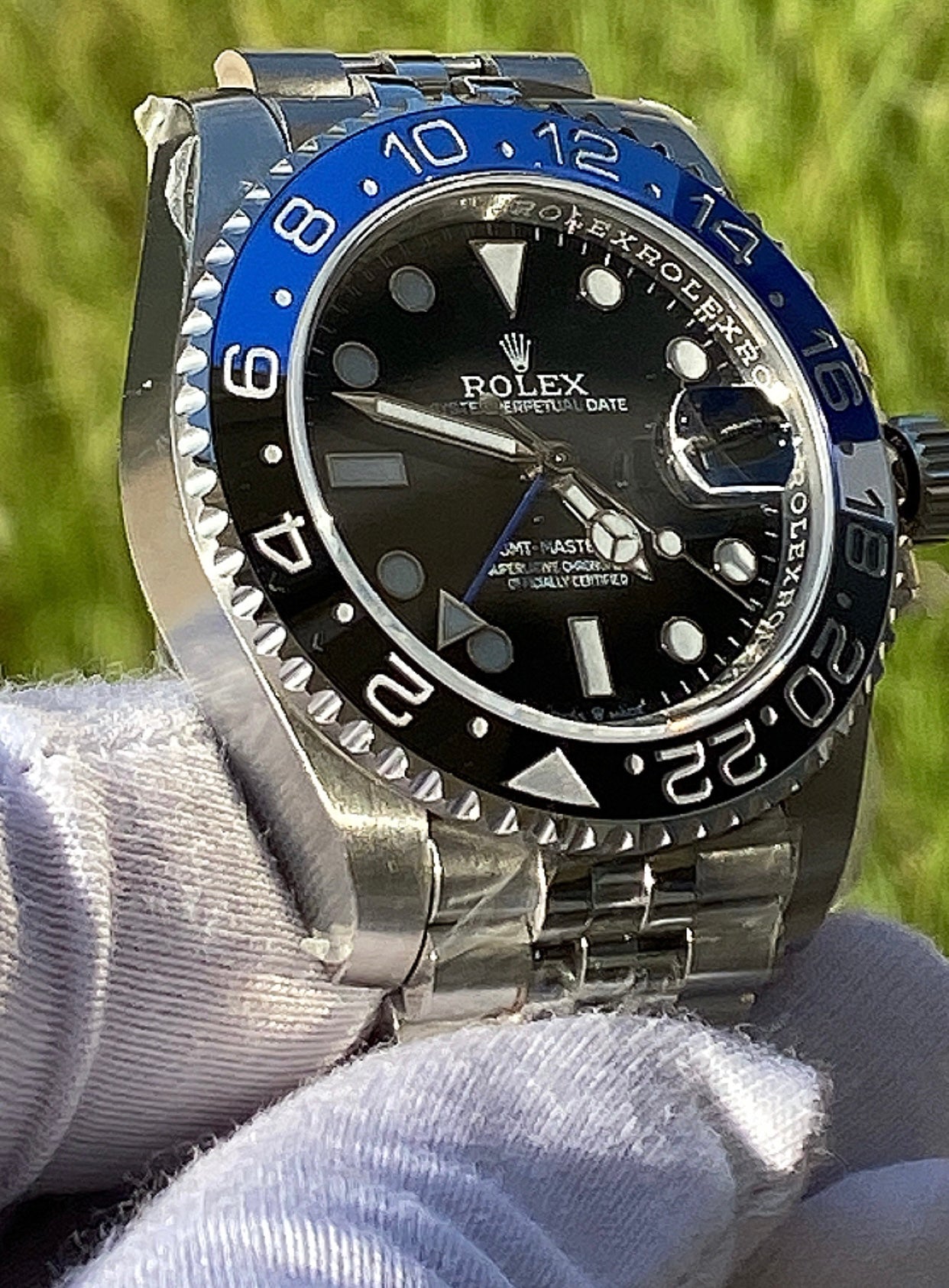 40 mm رولكس جي إم تي ماستر 2 باتمان
