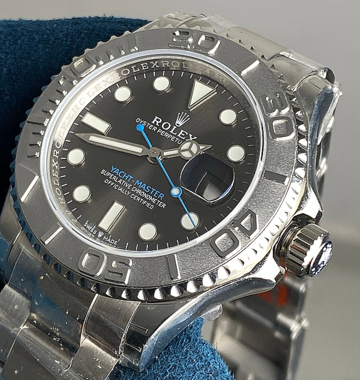 رولكس ياخت ماستر ون تيتانيوم بيزل - كلين طبق الأصل بأدق التفاصيل و المكينة