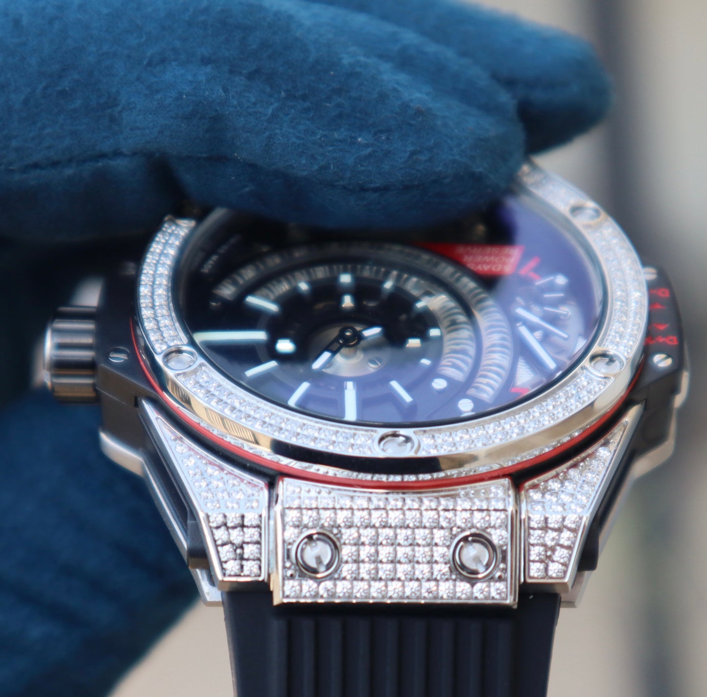 Hublot BigBang MP 2024 - هابلوت بيجبانج كلين سلڤر مع دايموند