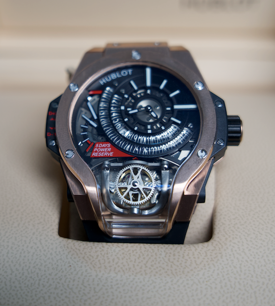 Hublot M9 Rose Gold - ساعة نادرة جداً