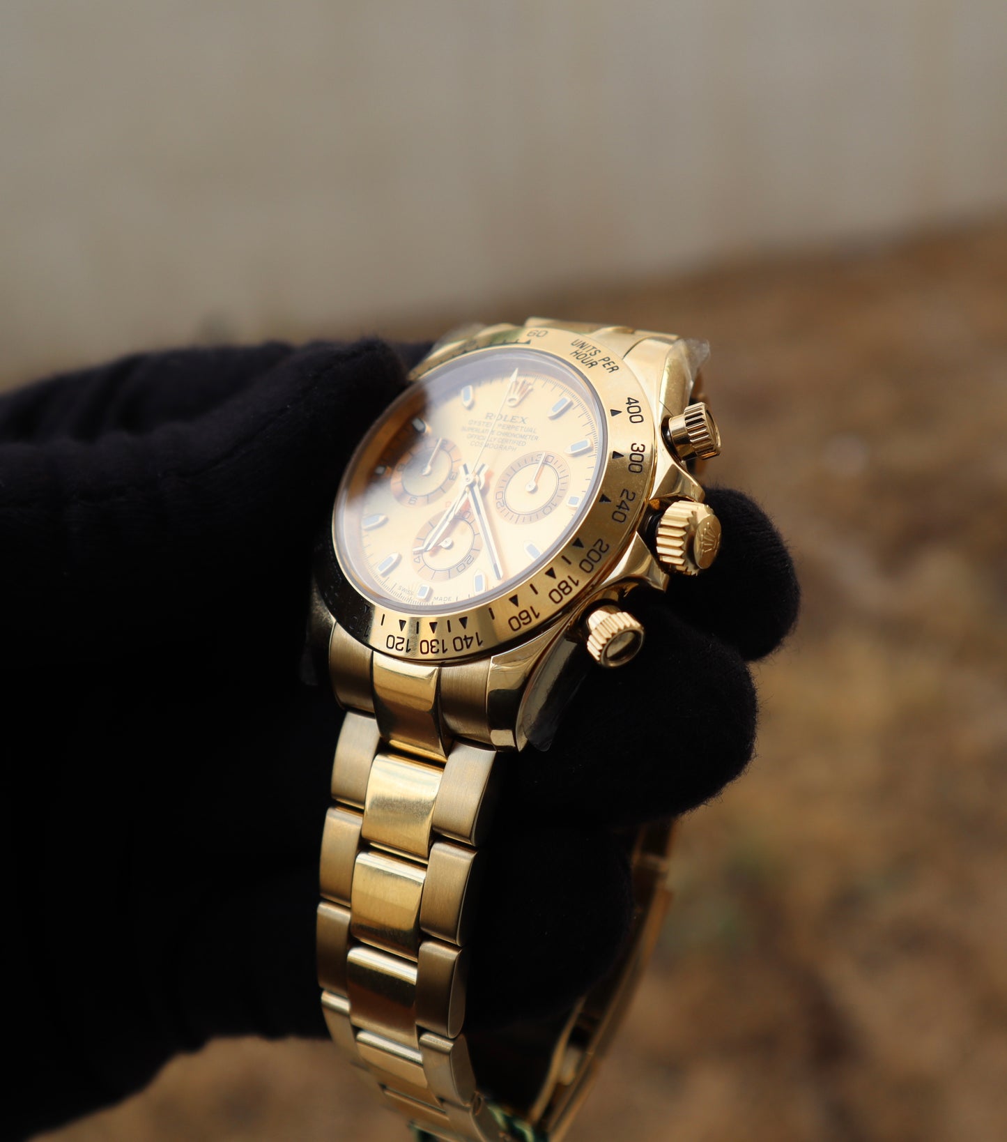 Rolex Cosmograph Daytona - دايتونا كوزموجراف فول جولد عيار ١٨ طلاء