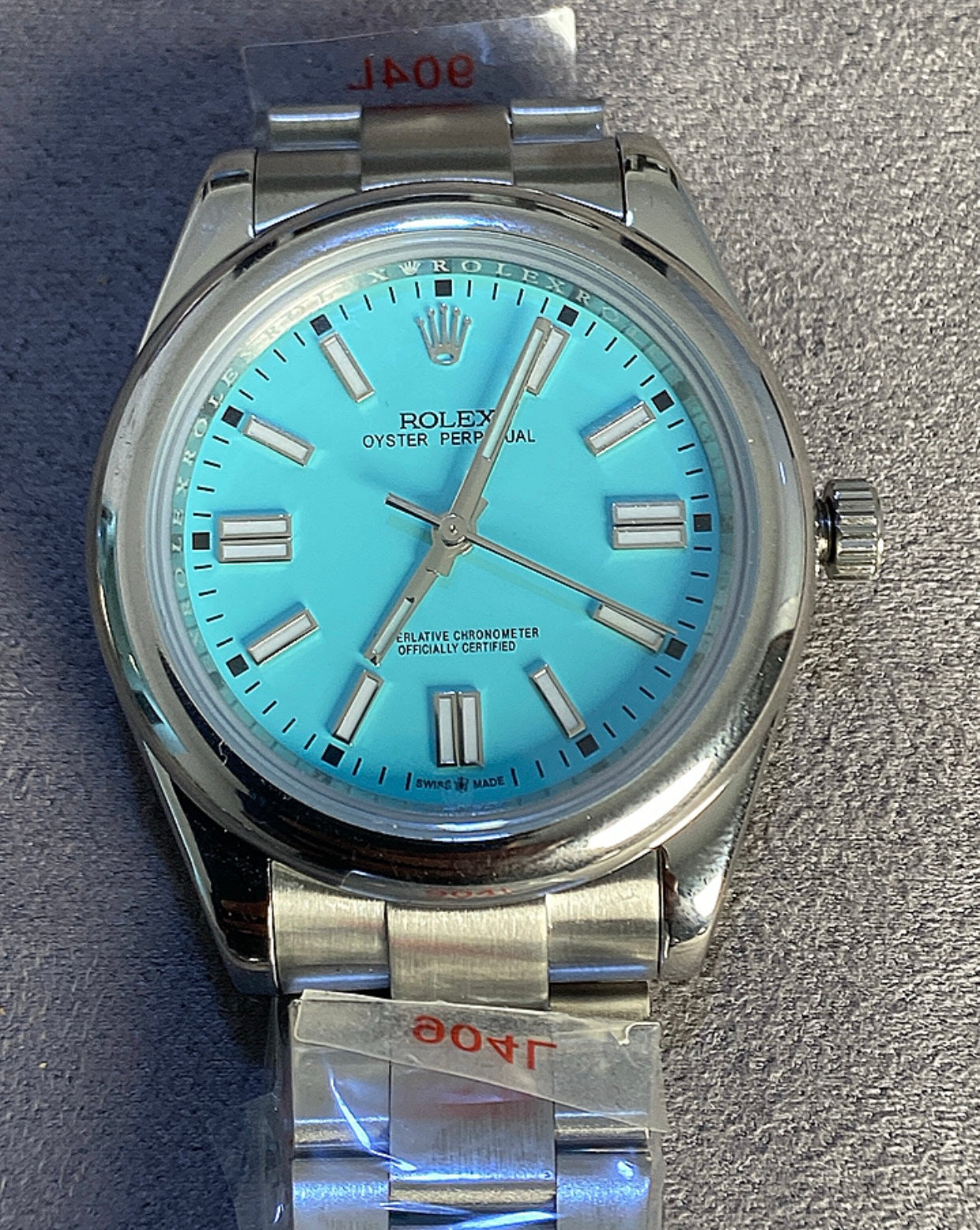 Rolex oyster perpetual Tiffany - متوفر قطعتين جراند ماستر