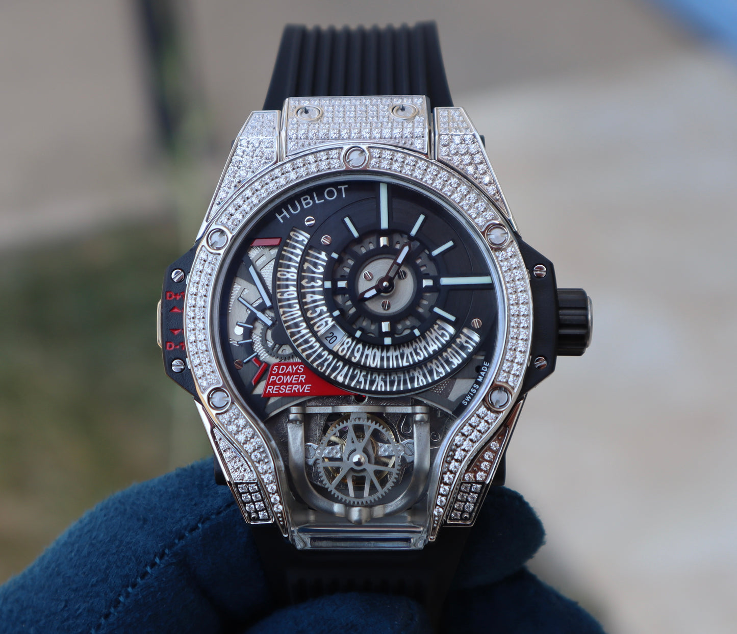 Hublot BigBang MP 2024 - هابلوت بيجبانج كلين سلڤر مع دايموند