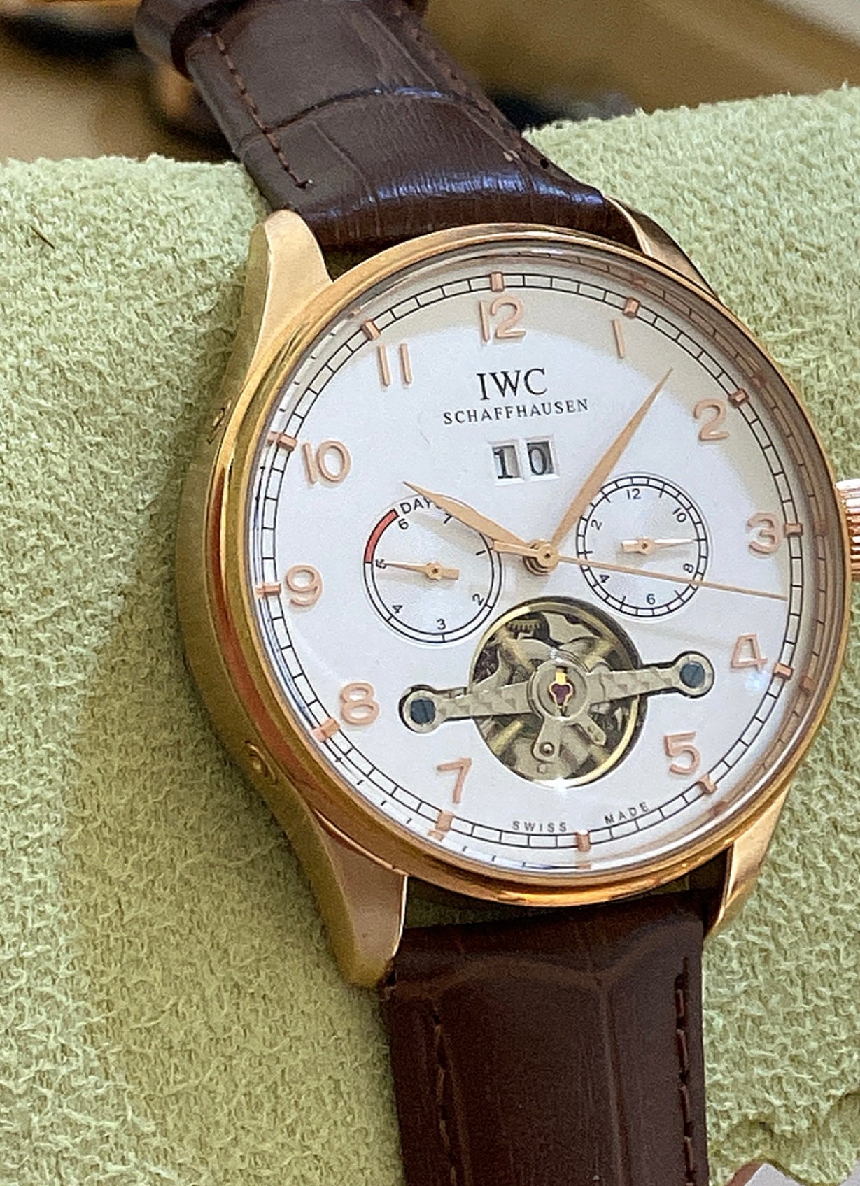 IWC BigDate CLEAN AA  - توربيون بيج دايب توقيتين  كلين