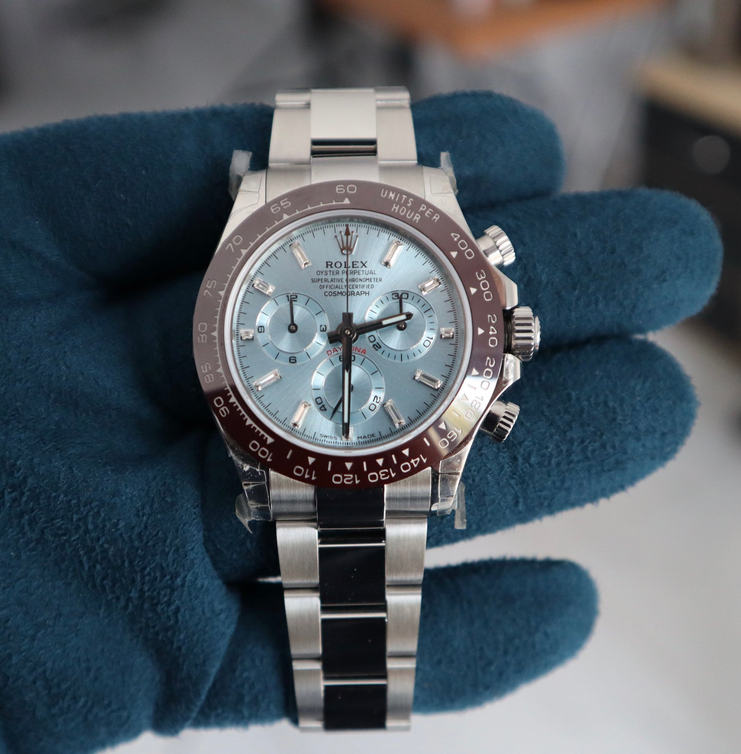 Rolex Daytona Cosmograph - رولكس دايتونا كوزموجراف كلين طبق الأصل بيزل سيراميك  ماكينة سويسري