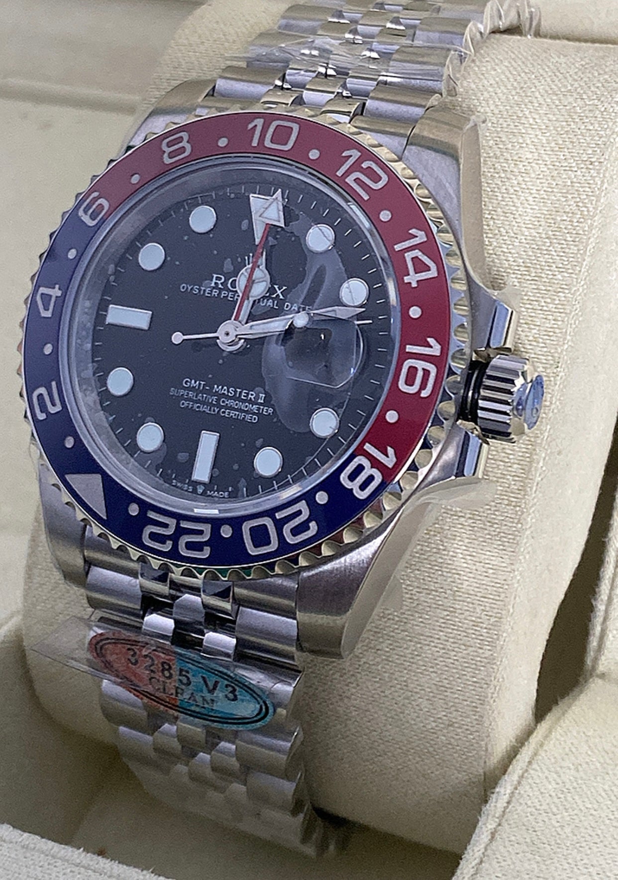 40 mm رولكس ببسي مصنع كلون طبق الأصل