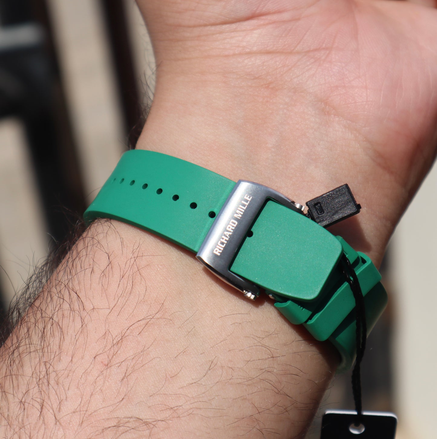 ريتشارد ميل بوبا واتسون وايت سيراميك ستراب اخضر - كلين اعلى جودة موجودة في السوق