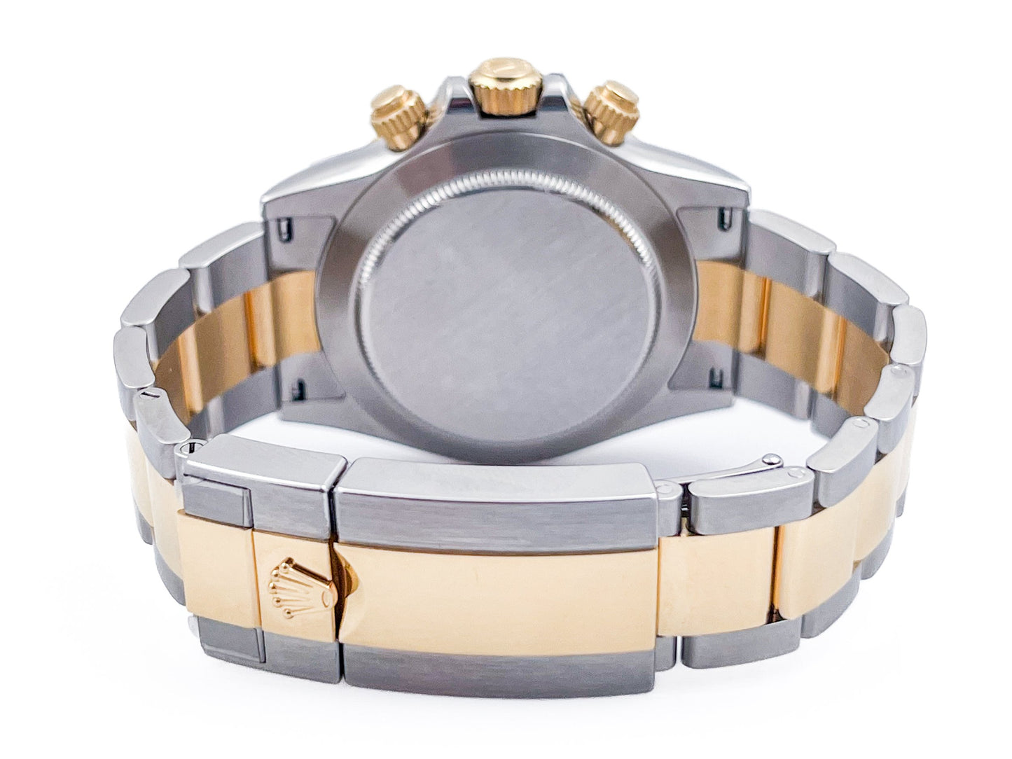40 mm رولكس دايتونا ستيل وذهب بقرص ذهبي بالكامل