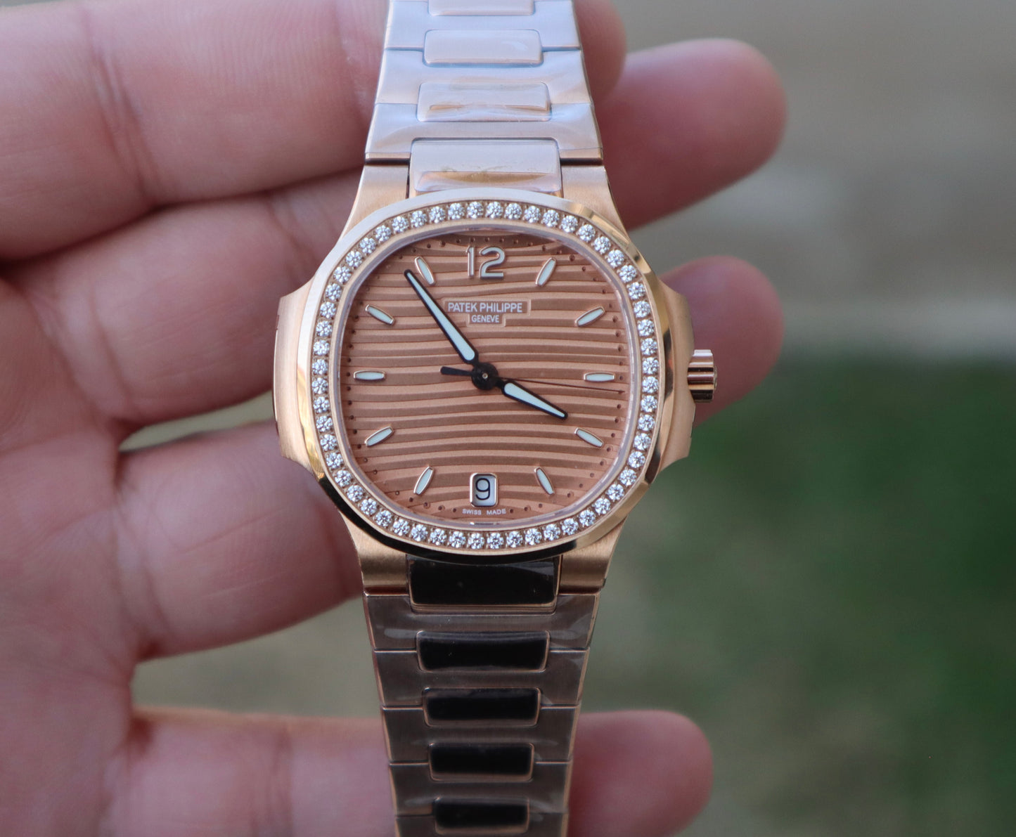 Patek Philippe 7118 - حبة واحدة اوتوماتيك طبق الأصل لا يمكن تميزها و جميع الصور تصوير حقيقي للساعة مو من النت