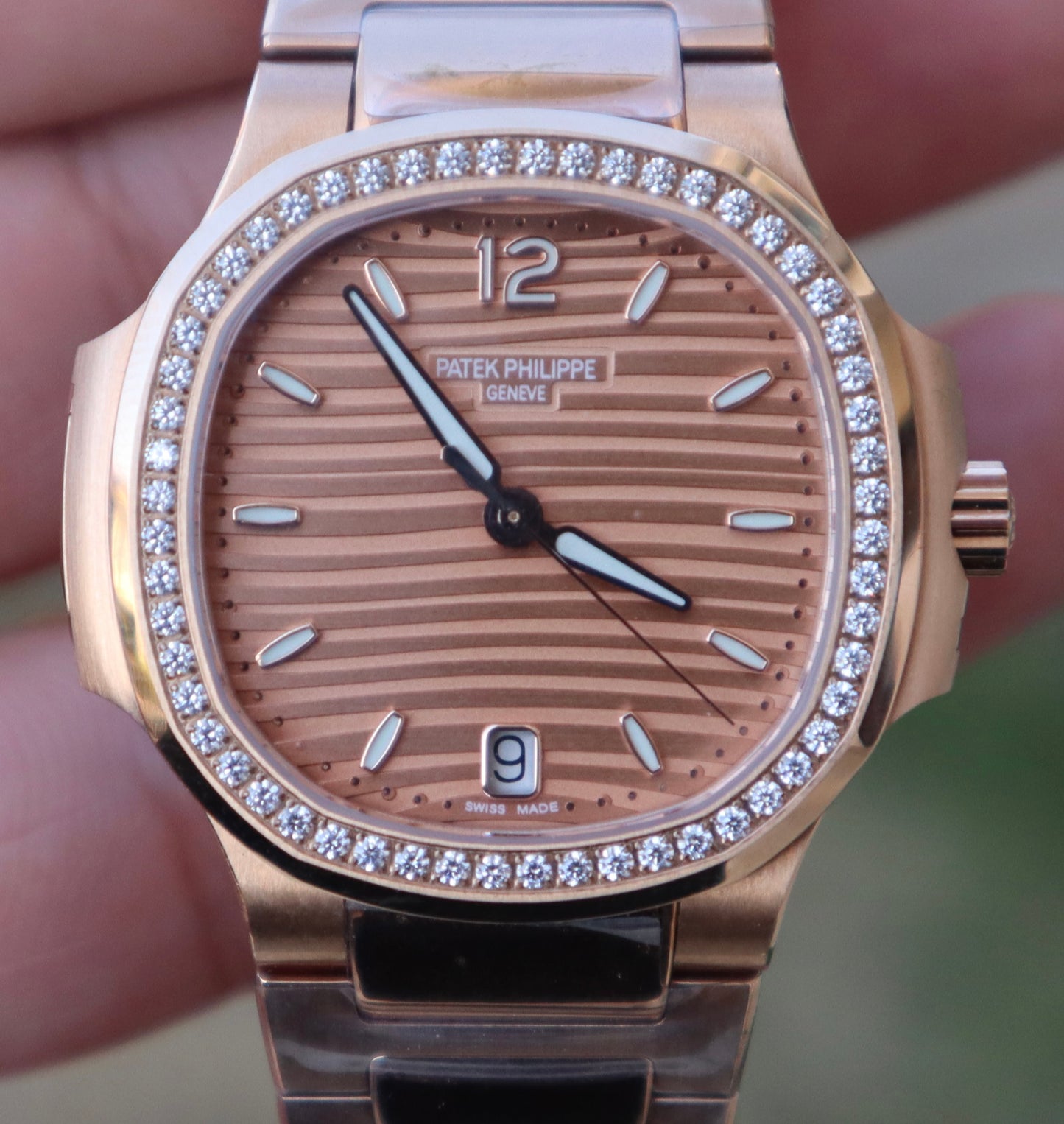 Patek Philippe 7118 - حبة واحدة اوتوماتيك طبق الأصل لا يمكن تميزها و جميع الصور تصوير حقيقي للساعة مو من النت