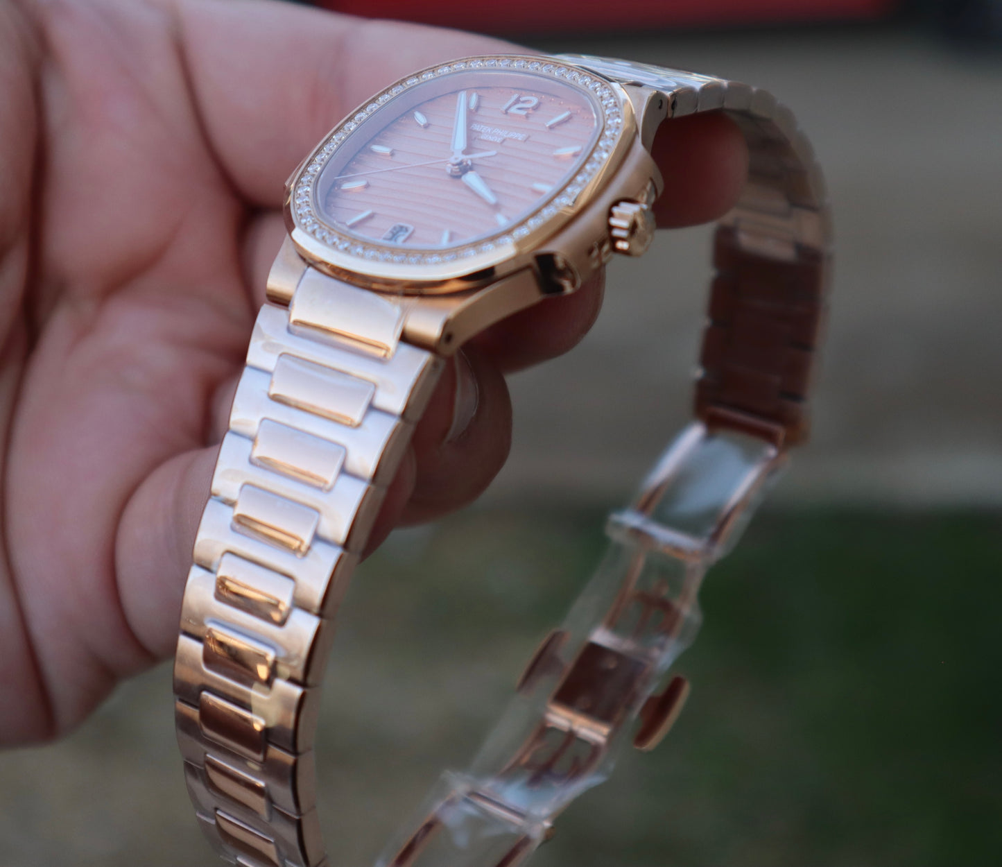 Patek Philippe 7118 - حبة واحدة اوتوماتيك طبق الأصل لا يمكن تميزها و جميع الصور تصوير حقيقي للساعة مو من النت